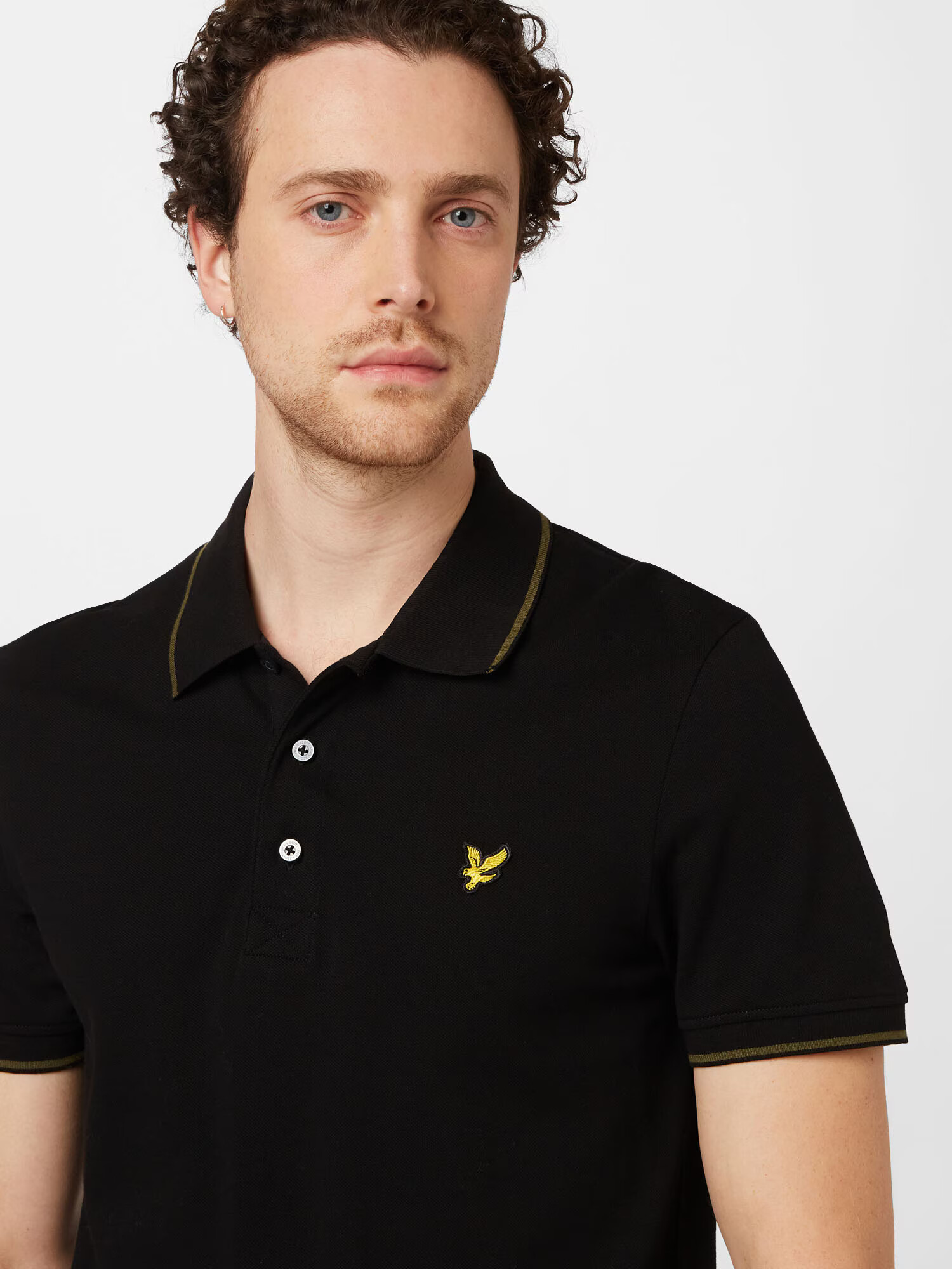 Lyle & Scott Tričko žltá / olivová / čierna - Pepit.sk