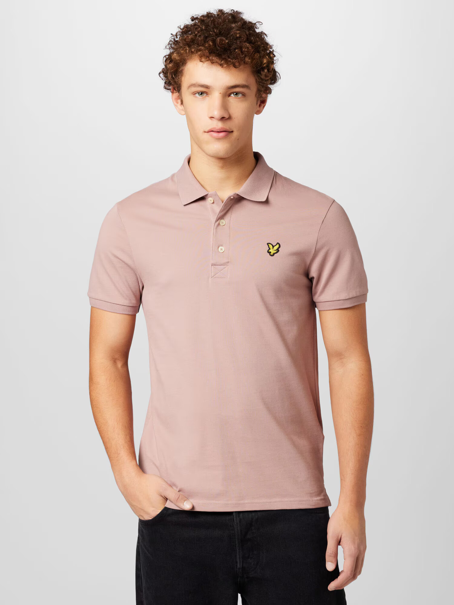 Lyle & Scott Tričko žltá / púdrová / čierna - Pepit.sk