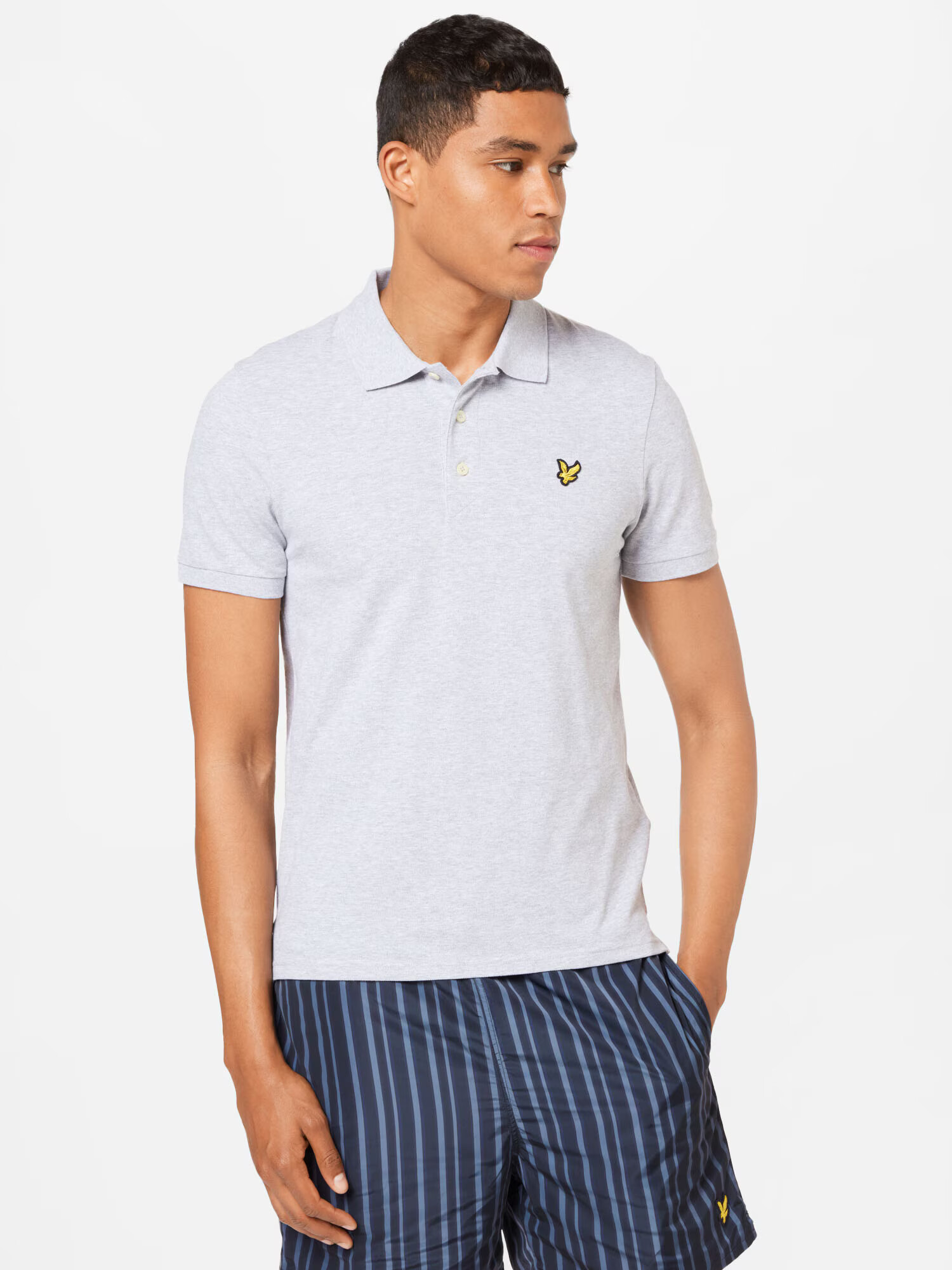 Lyle & Scott Tričko žltá / svetlosivá - Pepit.sk