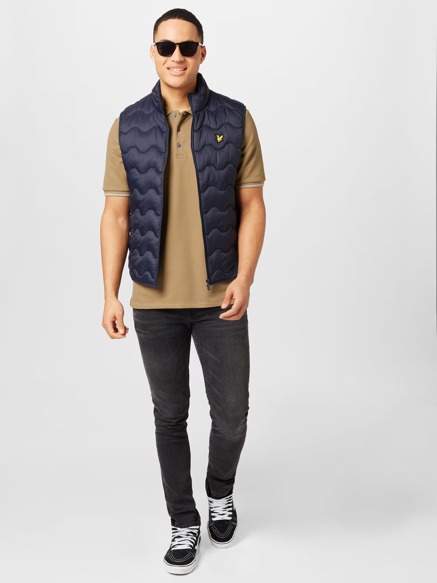 Lyle & Scott Vesta námornícka modrá / žltá - Pepit.sk