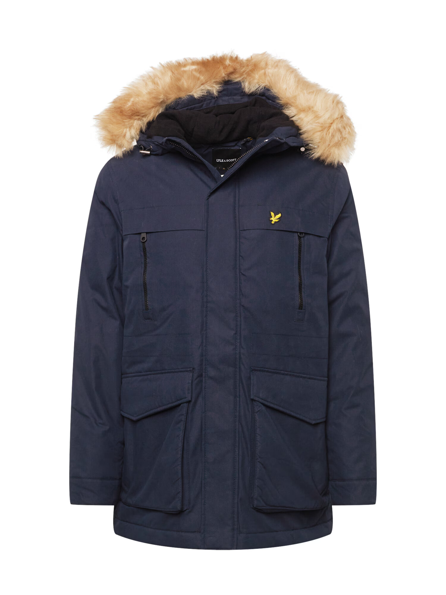 Lyle & Scott Zimná parka námornícka modrá / zlatá - Pepit.sk