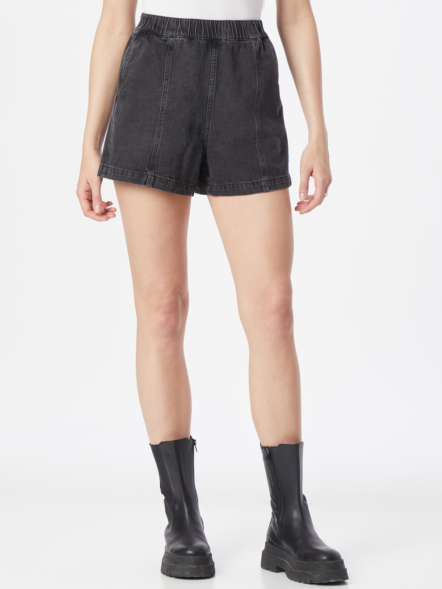 Madewell Džínsy čierny denim - Pepit.sk