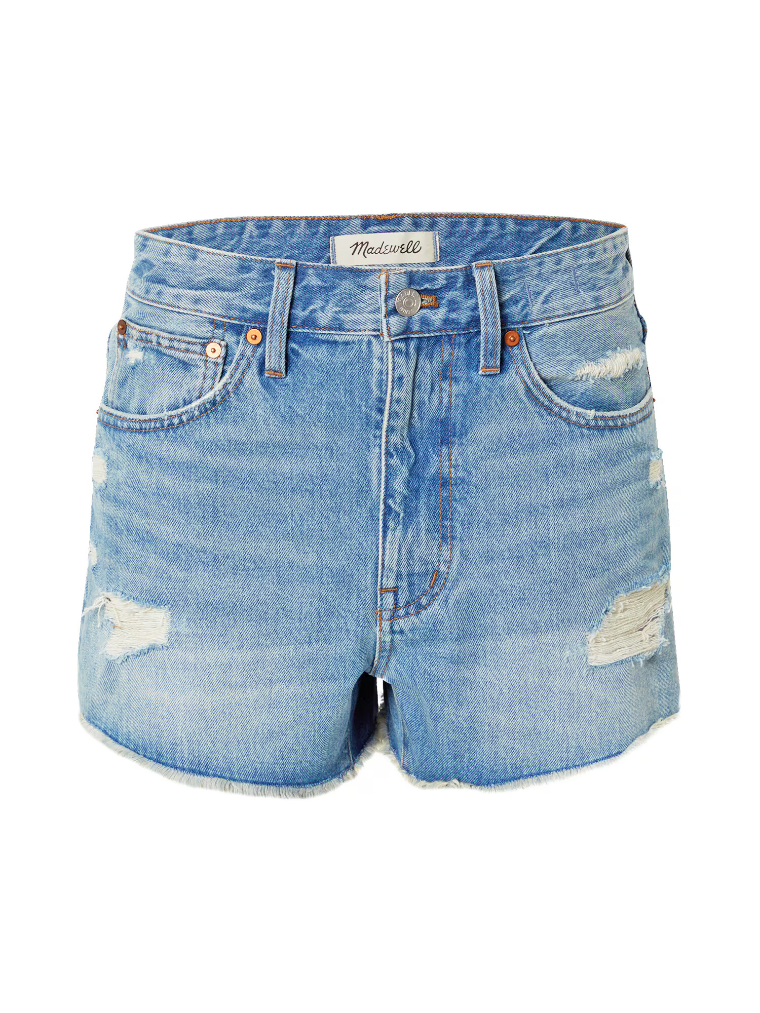 Madewell Džínsy modrá denim - Pepit.sk