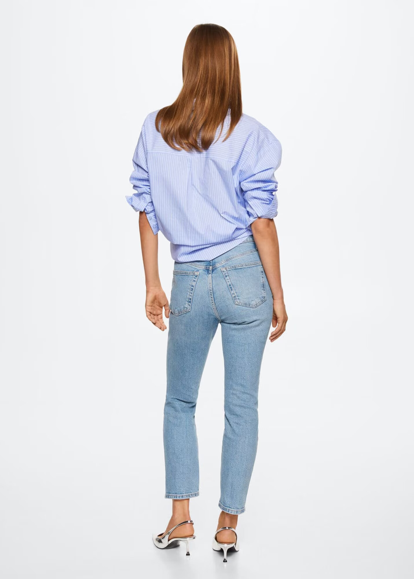 MANGO Džínsy 'Claudia' modrá denim - Pepit.sk