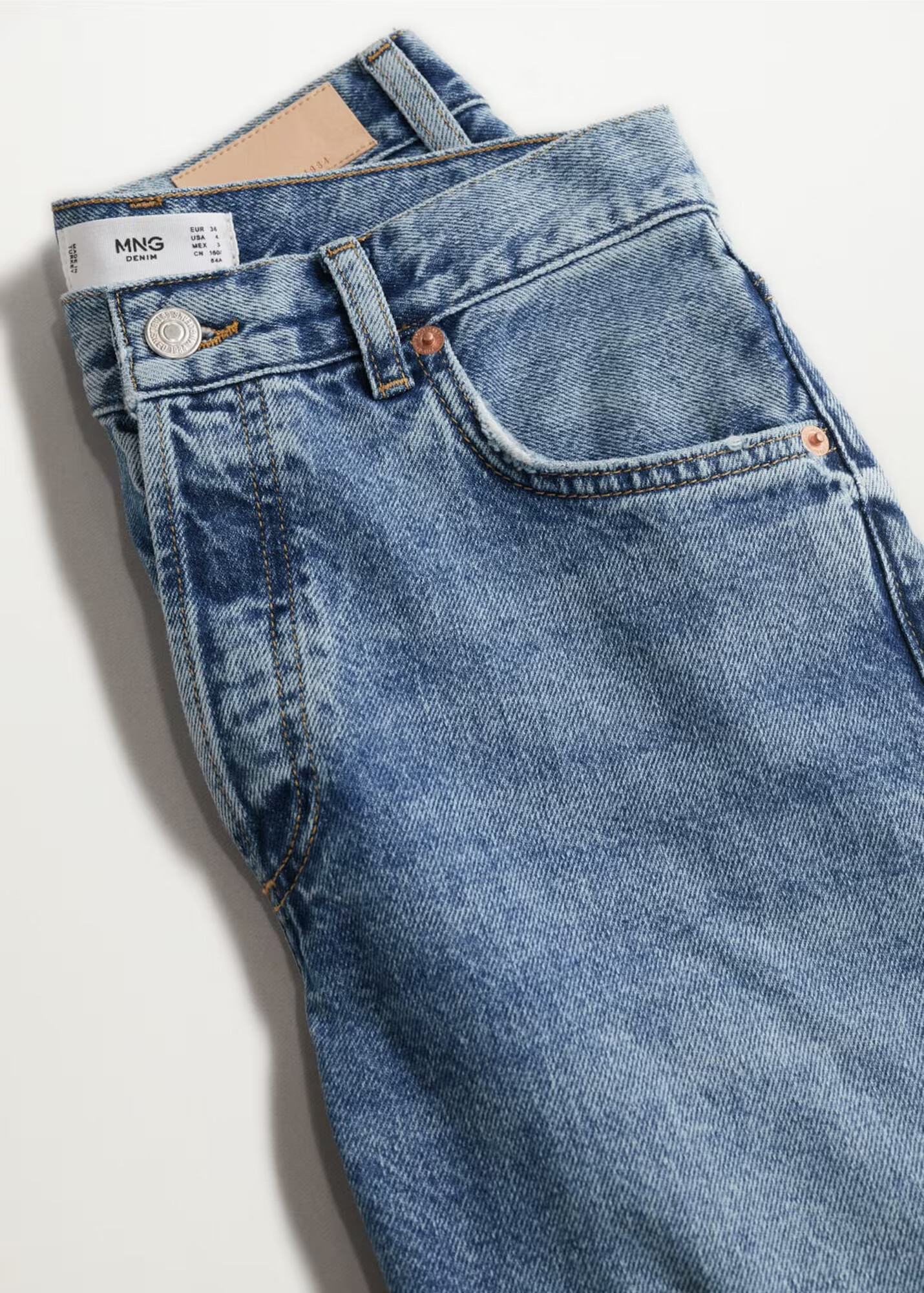 MANGO Džínsy 'Kaia' modrá denim - Pepit.sk