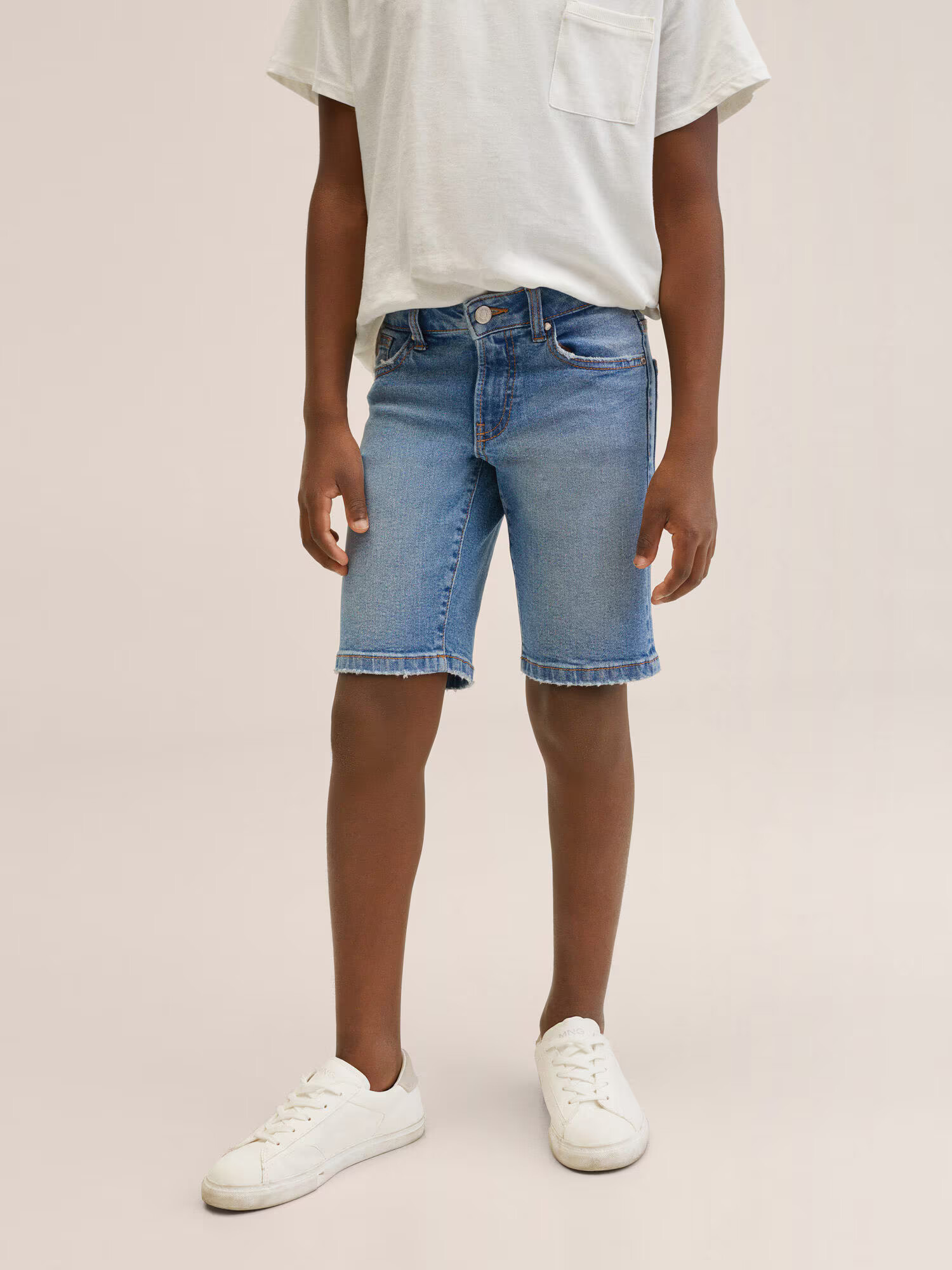 MANGO KIDS Džínsy 'John' modrá denim - Pepit.sk