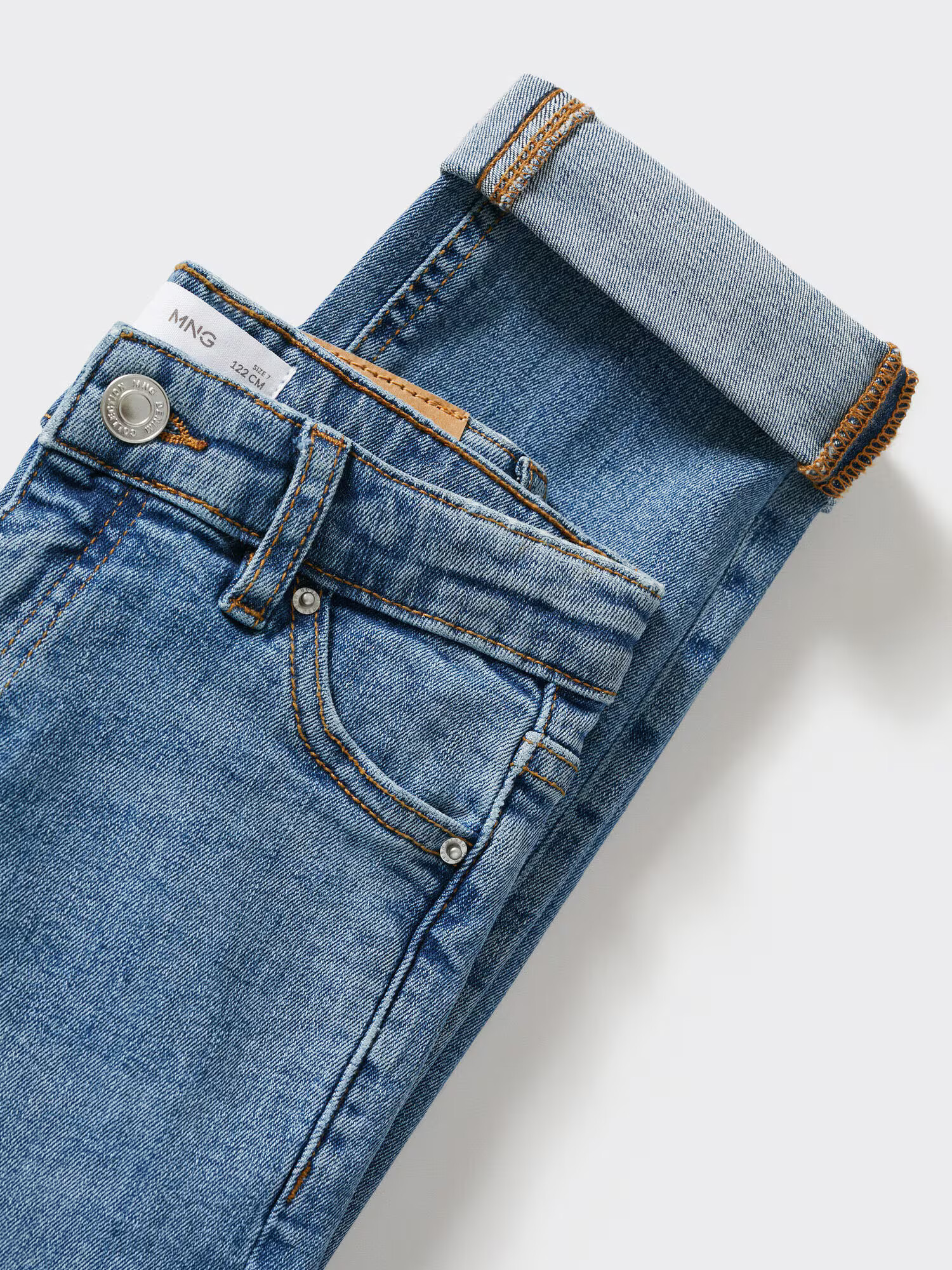 MANGO KIDS Džínsy modrá denim - Pepit.sk