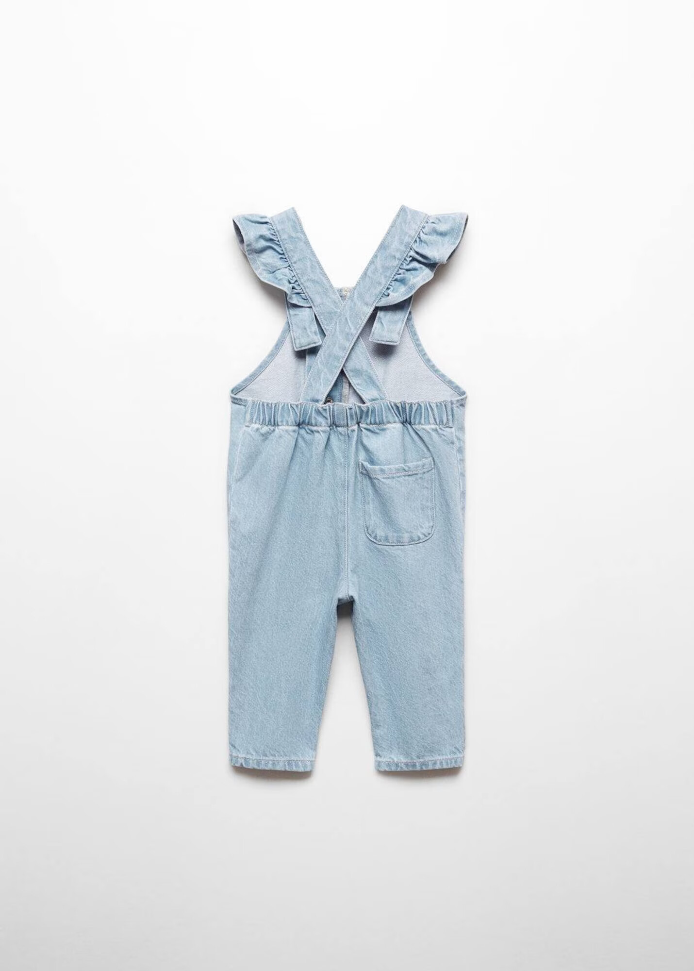 MANGO KIDS Nohavice na traky 'Emille' modrá denim - Pepit.sk