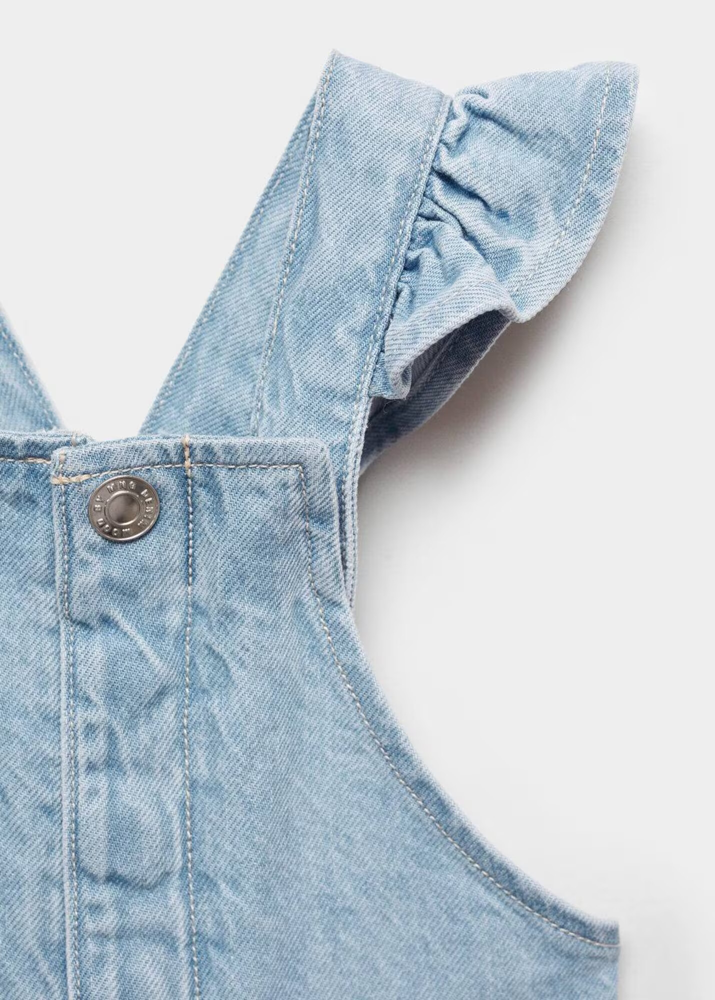 MANGO KIDS Nohavice na traky 'Emille' modrá denim - Pepit.sk