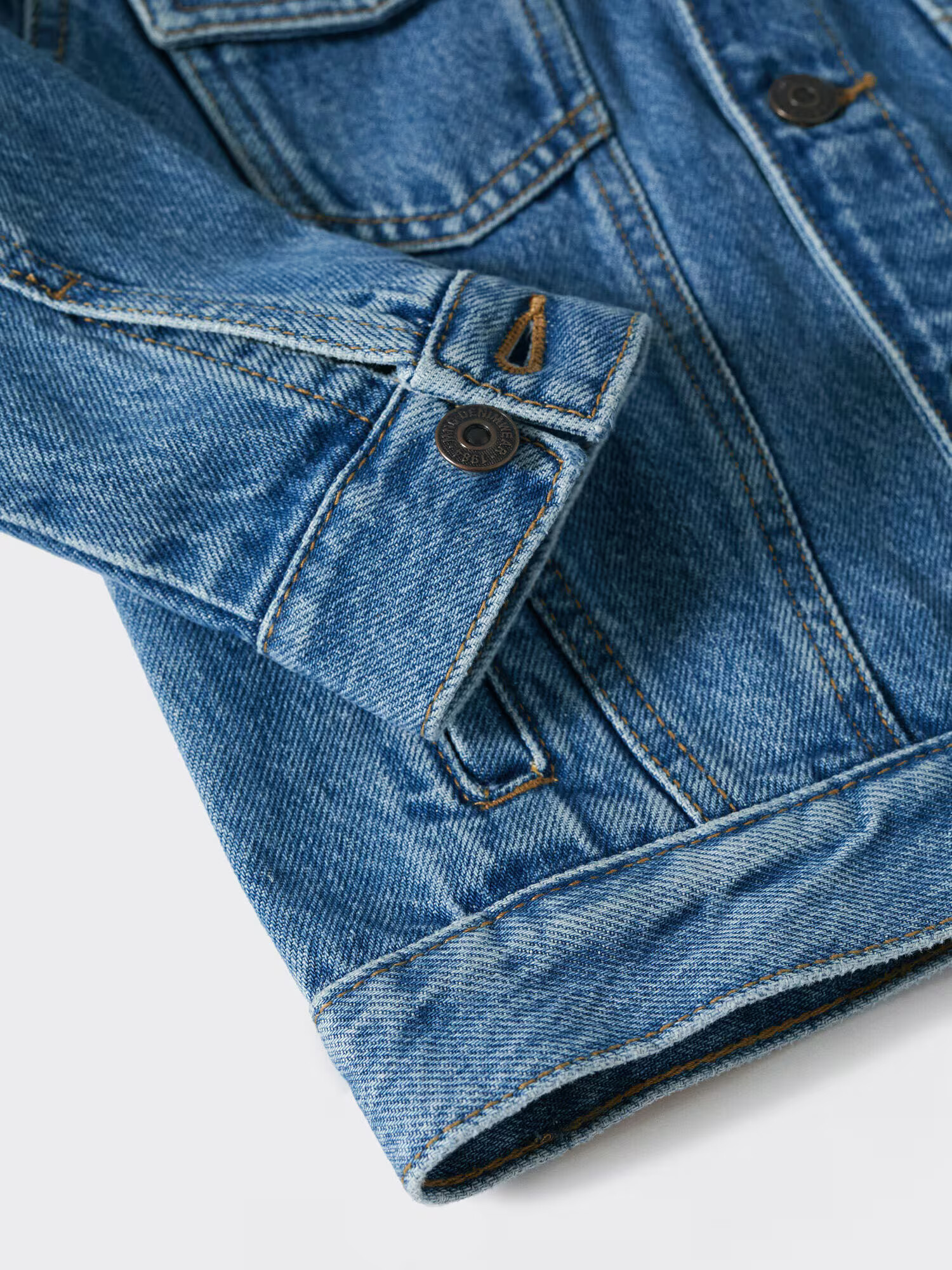 MANGO KIDS Prechodná bunda 'John' modrá denim - Pepit.sk