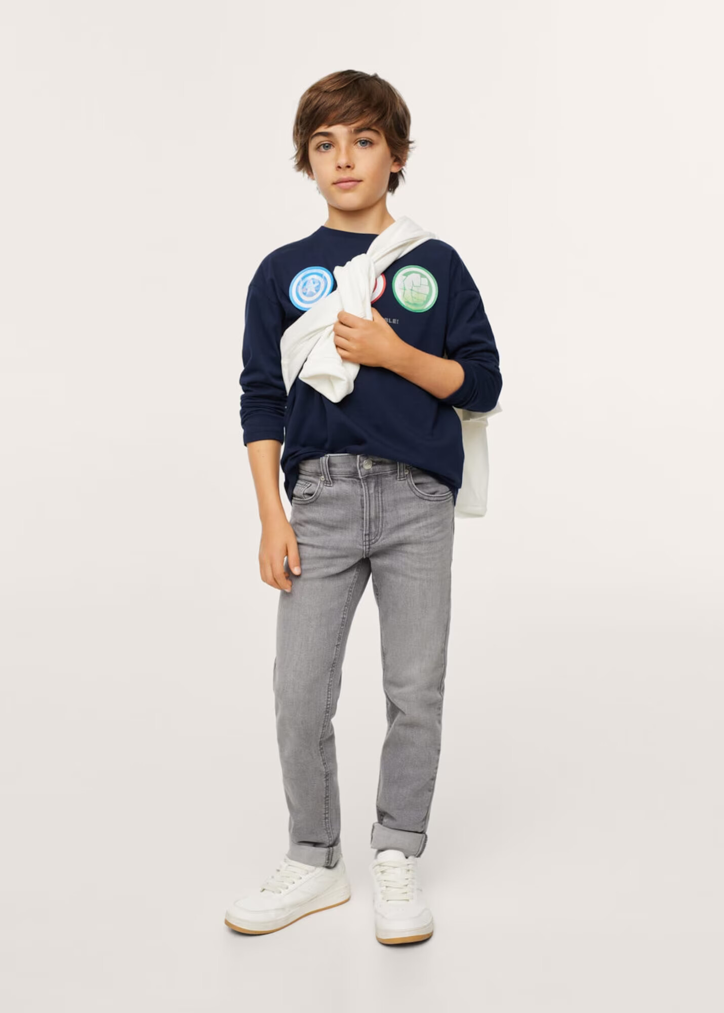 MANGO KIDS Tričko 'Icons' námornícka modrá - Pepit.sk