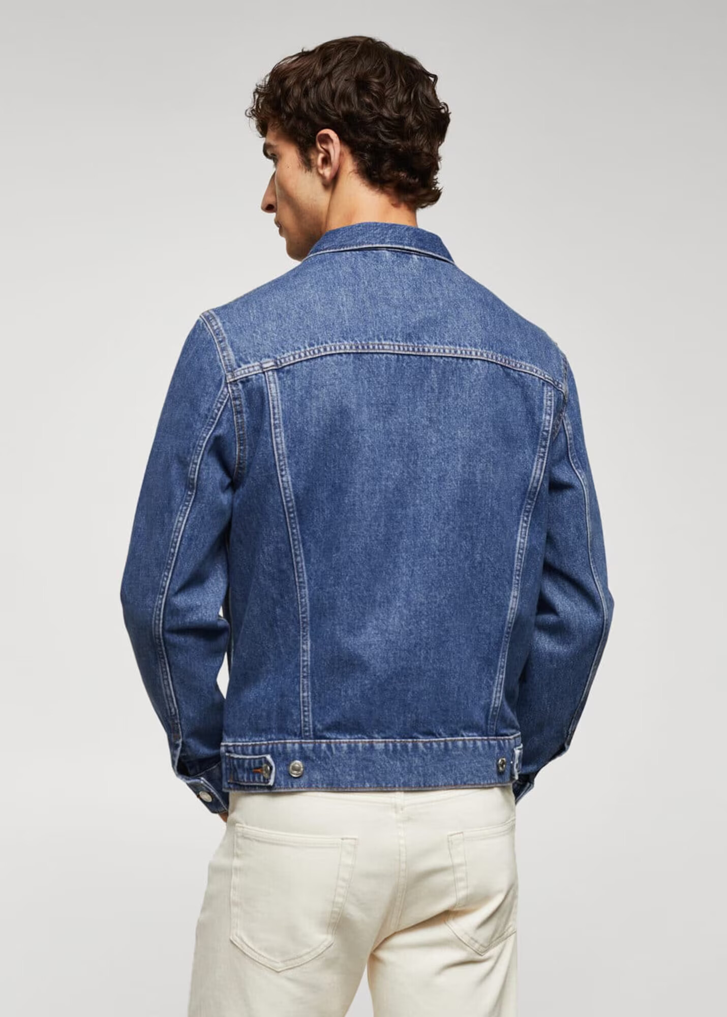 MANGO MAN Prechodná bunda 'Ryan' modrá denim - Pepit.sk