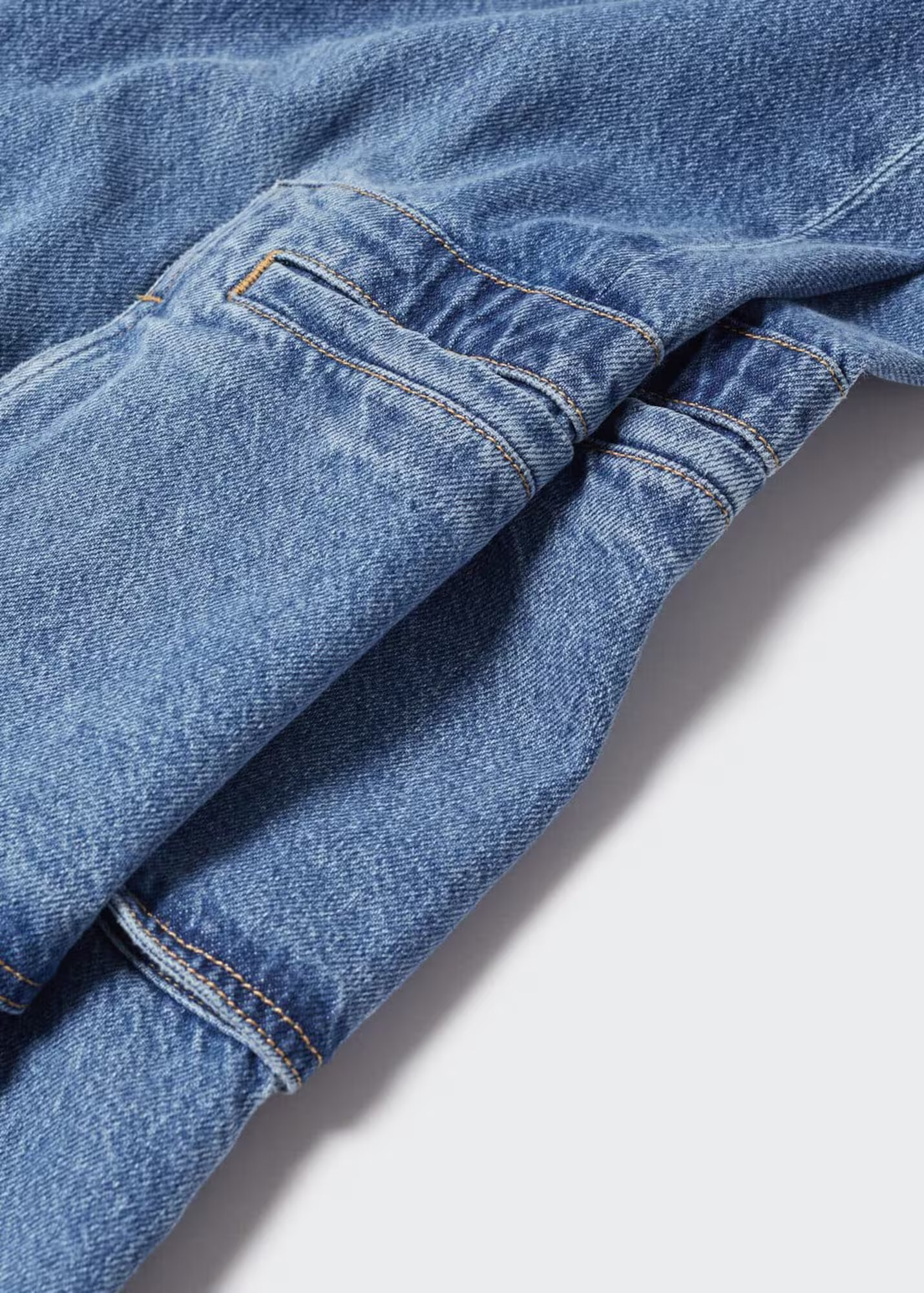 MANGO Rifľové kapsáče 'romy' kobaltovomodrá / modrá denim - Pepit.sk