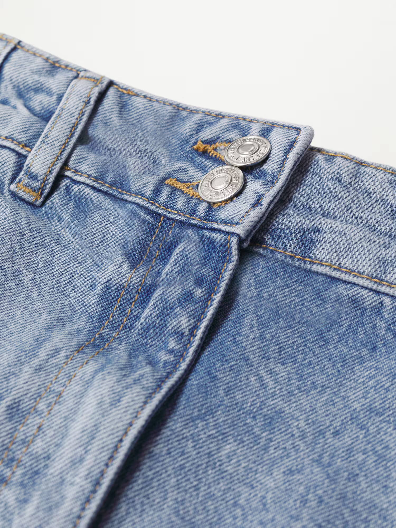 MANGO Sukňa 'MARION' modrá denim - Pepit.sk