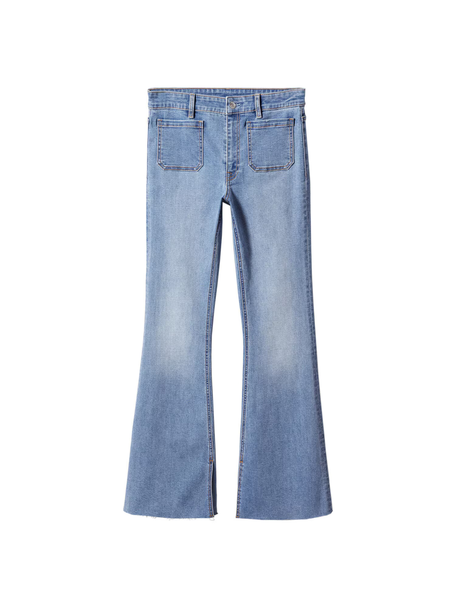 MANGO TEEN Džínsy modrá denim - Pepit.sk