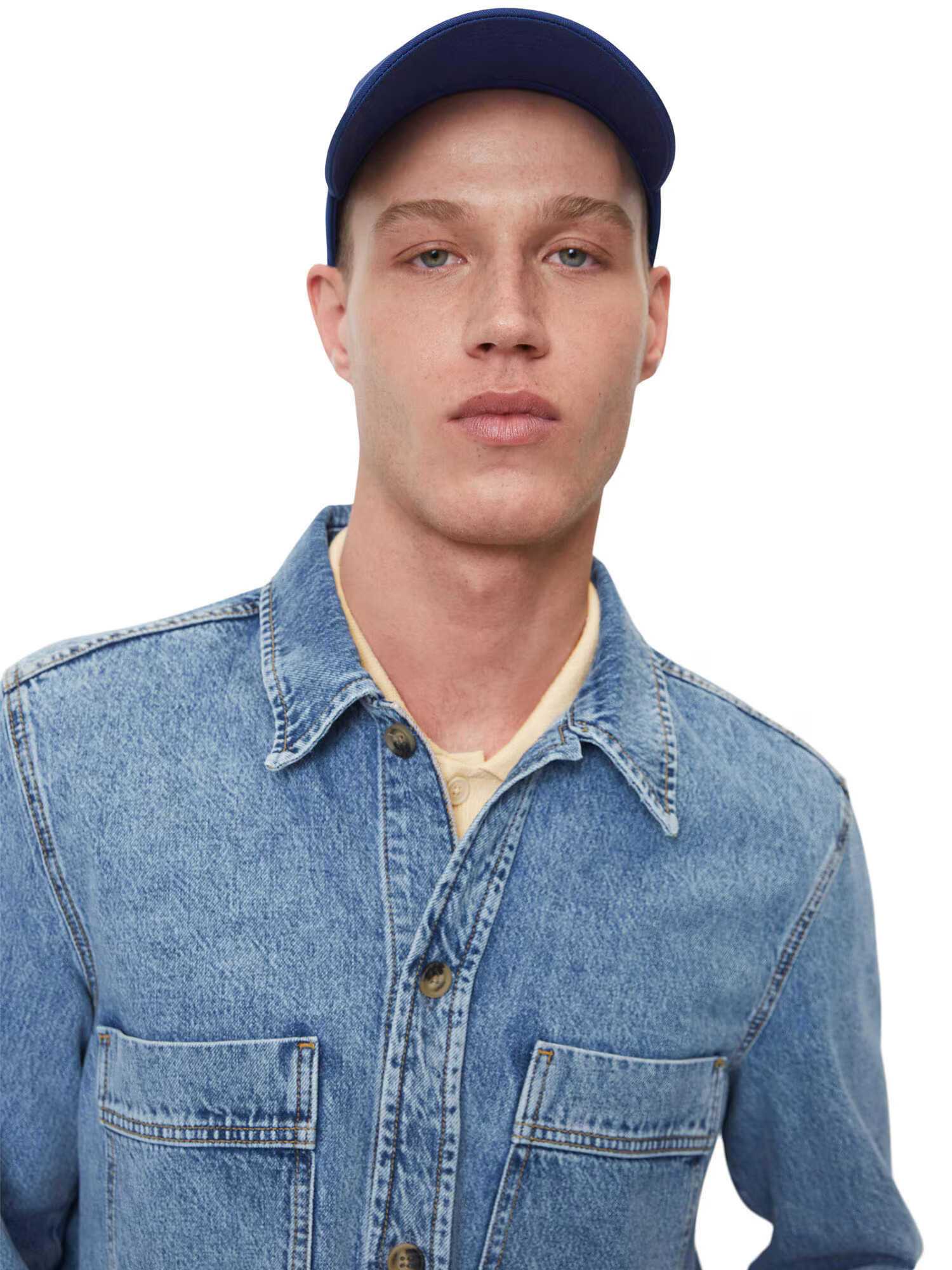 Marc O'Polo DENIM Prechodná bunda modrá denim - Pepit.sk