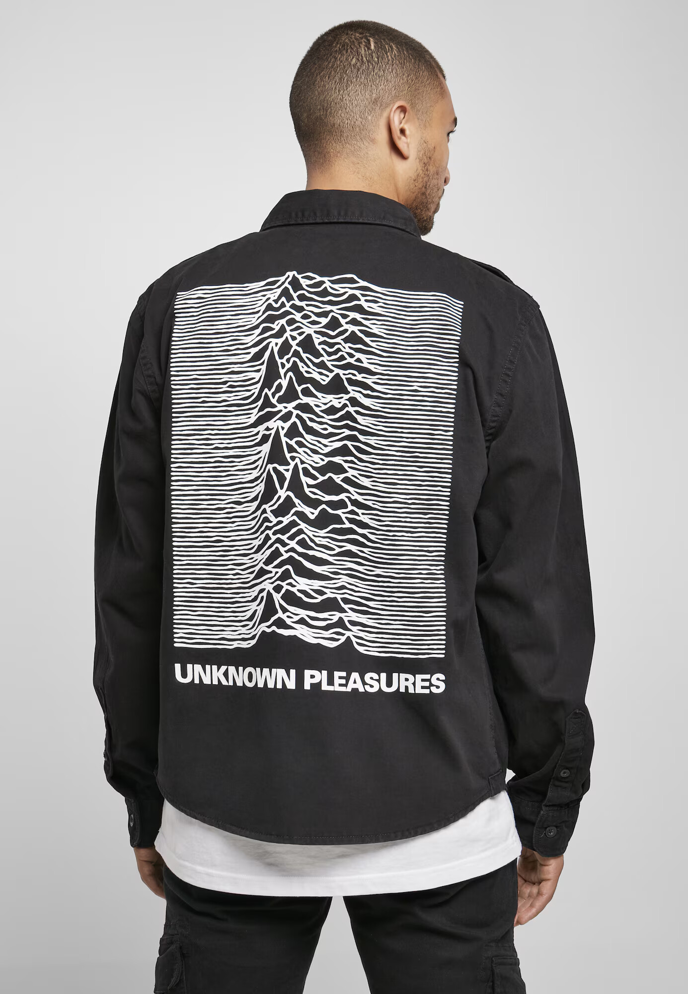 Merchcode Košeľa 'Joy Division Up' čierna / biela - Pepit.sk