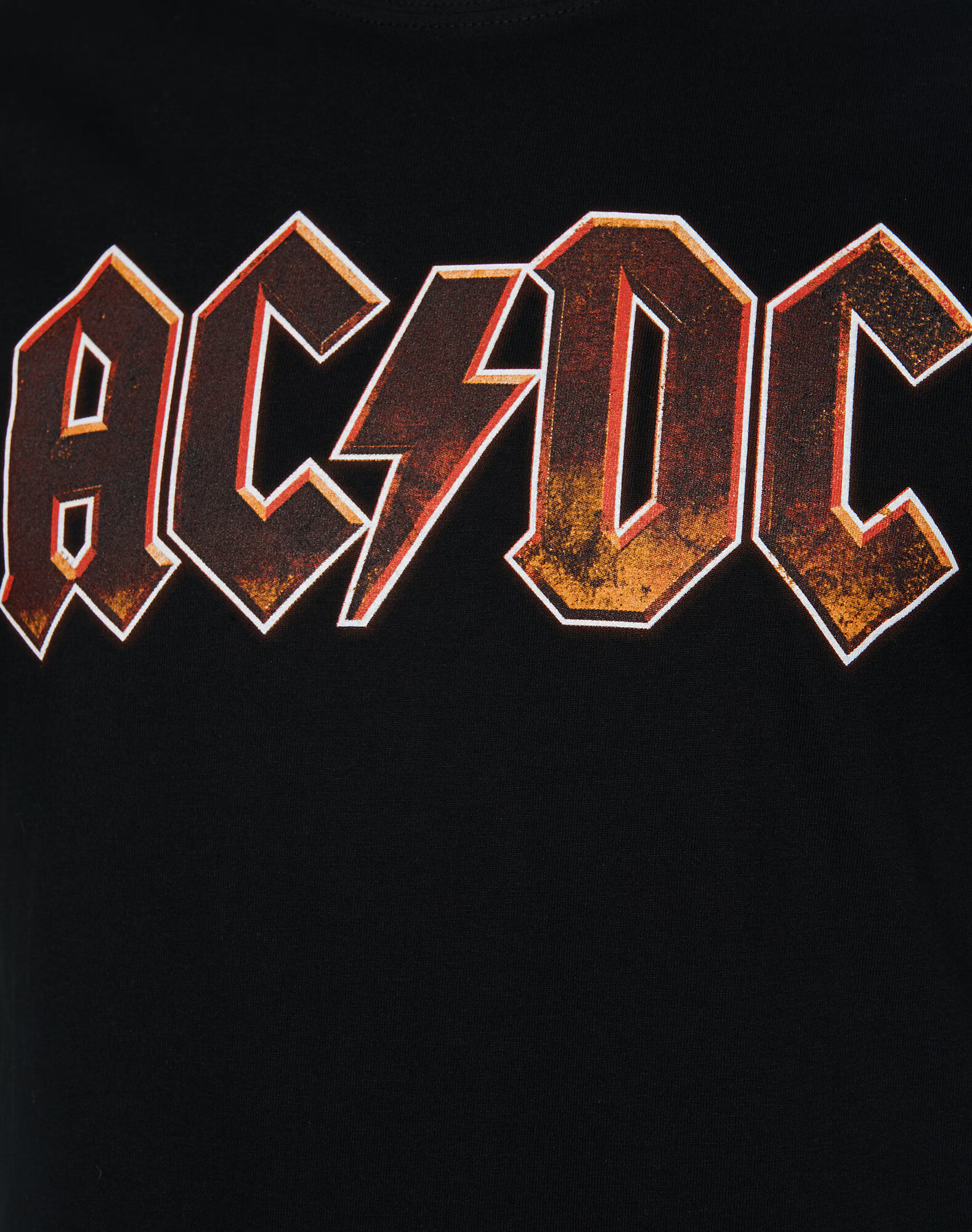 Merchcode Tričko 'AC/DC Voltage' hrdzavo červená / čierna - Pepit.sk