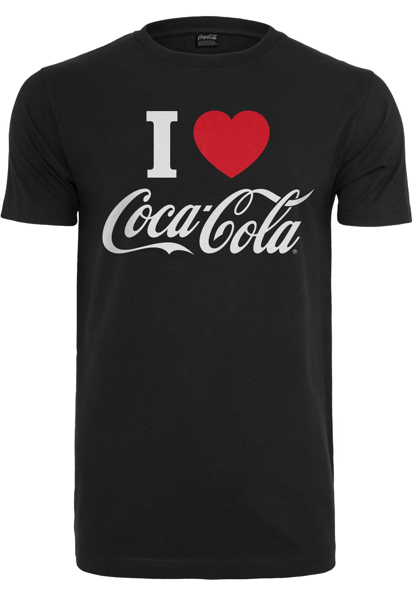 Merchcode Tričko 'Coca Cola I Love Coke' červená / čierna / biela - Pepit.sk