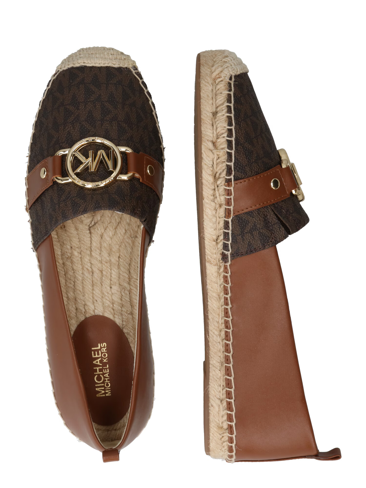 MICHAEL Michael Kors Espadrilky 'RORY' tmelová / karamelová / tmavohnedá - Pepit.sk