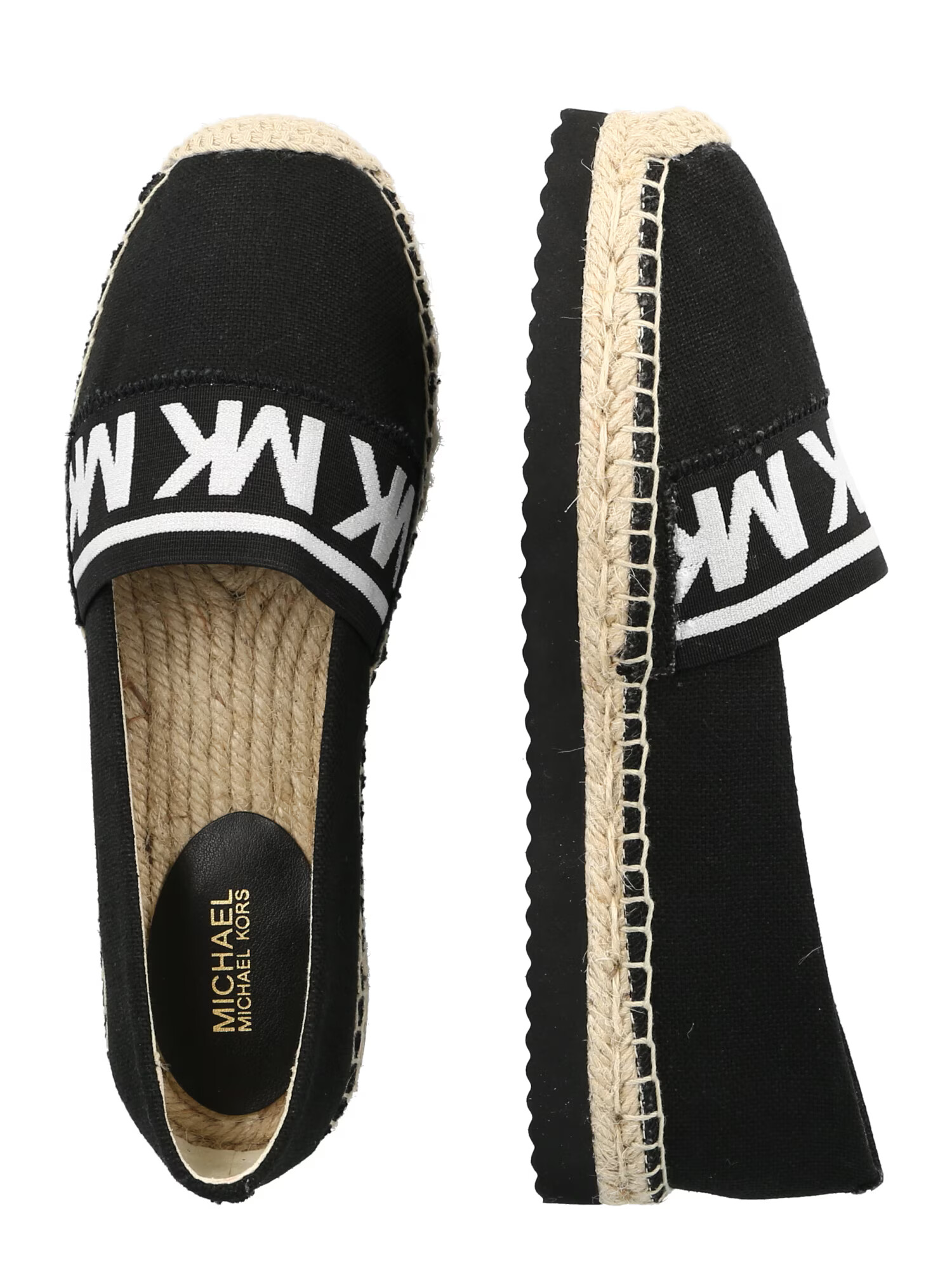 MICHAEL Michael Kors Espadrilky 'VICKY' béžová / čierna / biela - Pepit.sk