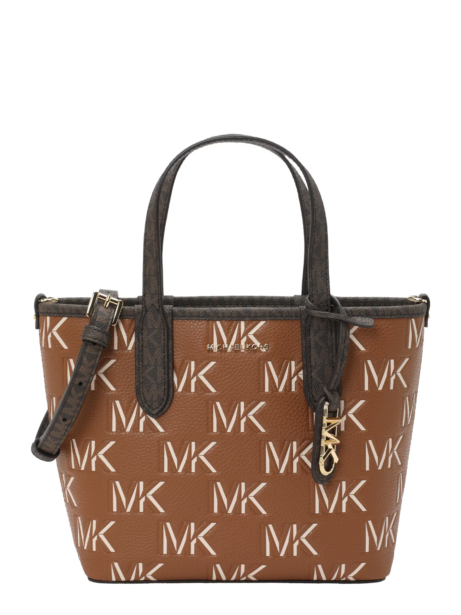 MICHAEL Michael Kors Kabelka hnedá / tmavohnedá / biela - Pepit.sk