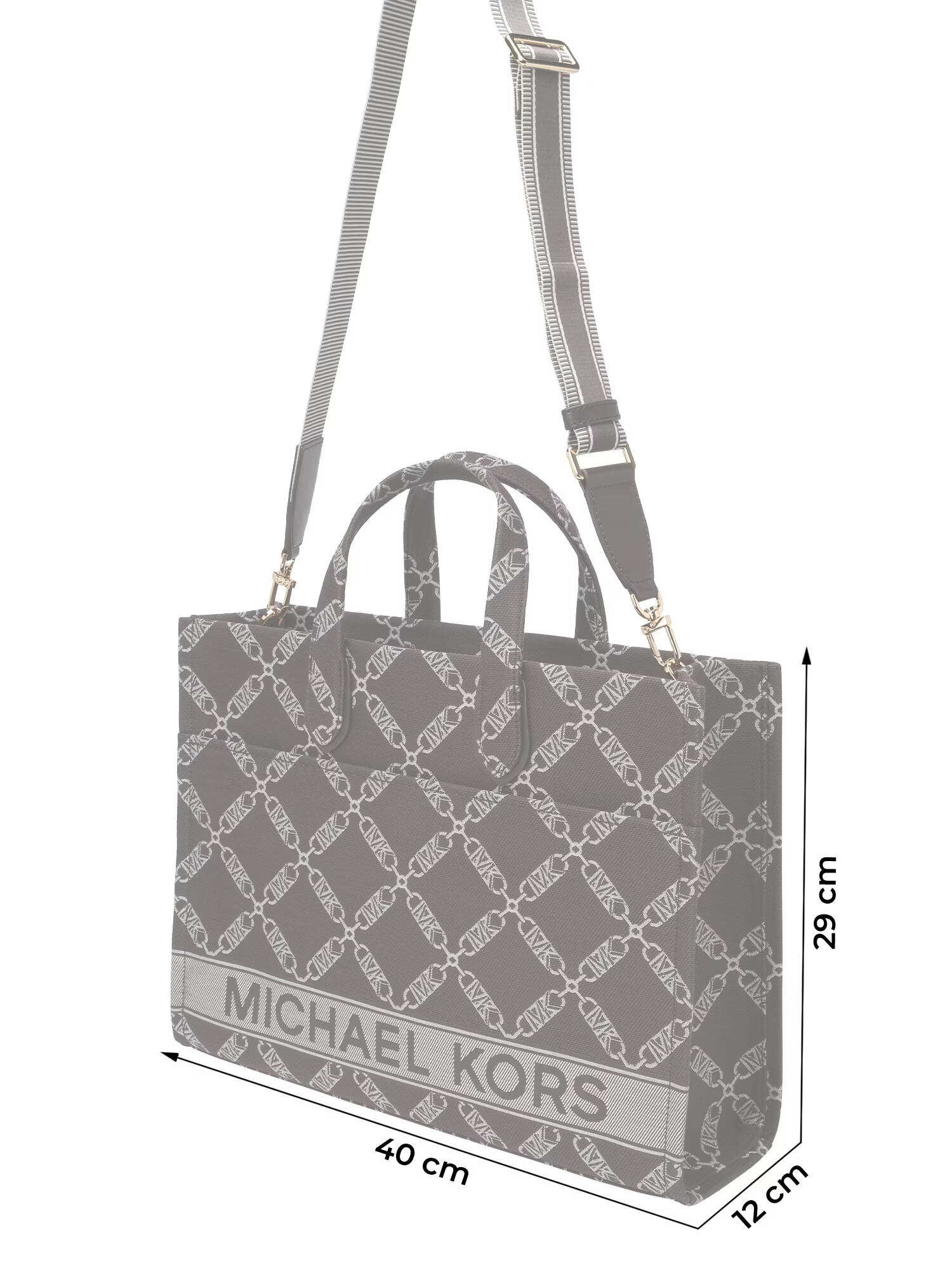 MICHAEL Michael Kors Shopper hnedá / sivá - Pepit.sk