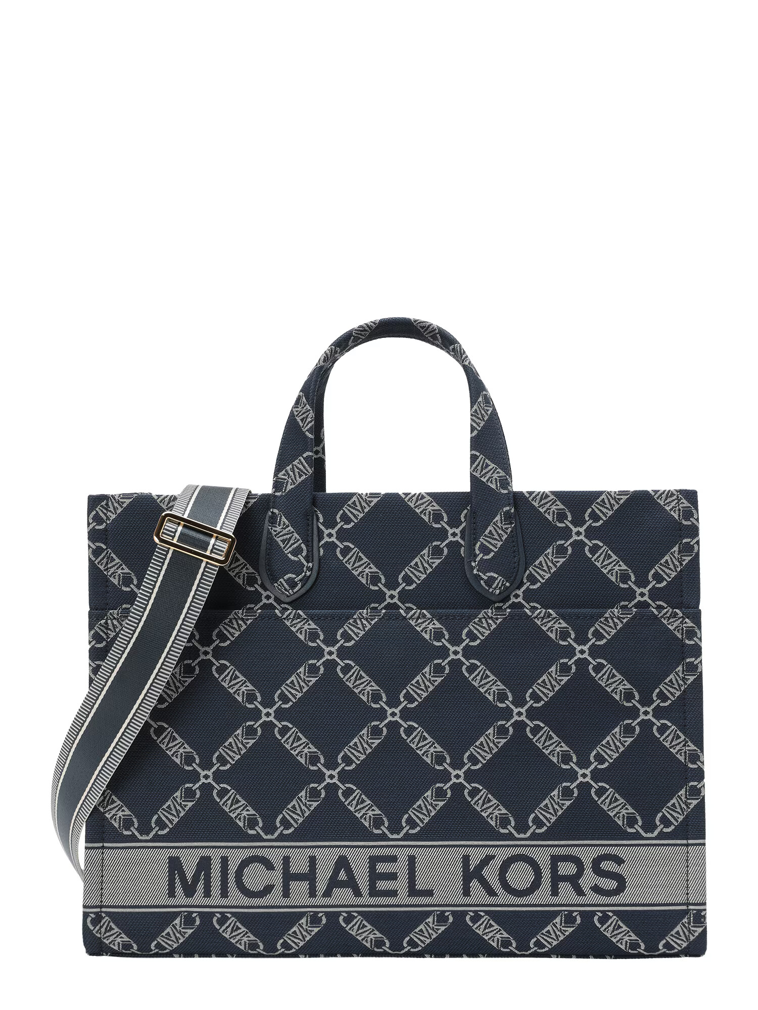 MICHAEL Michael Kors Shopper námornícka modrá / sivobéžová - Pepit.sk