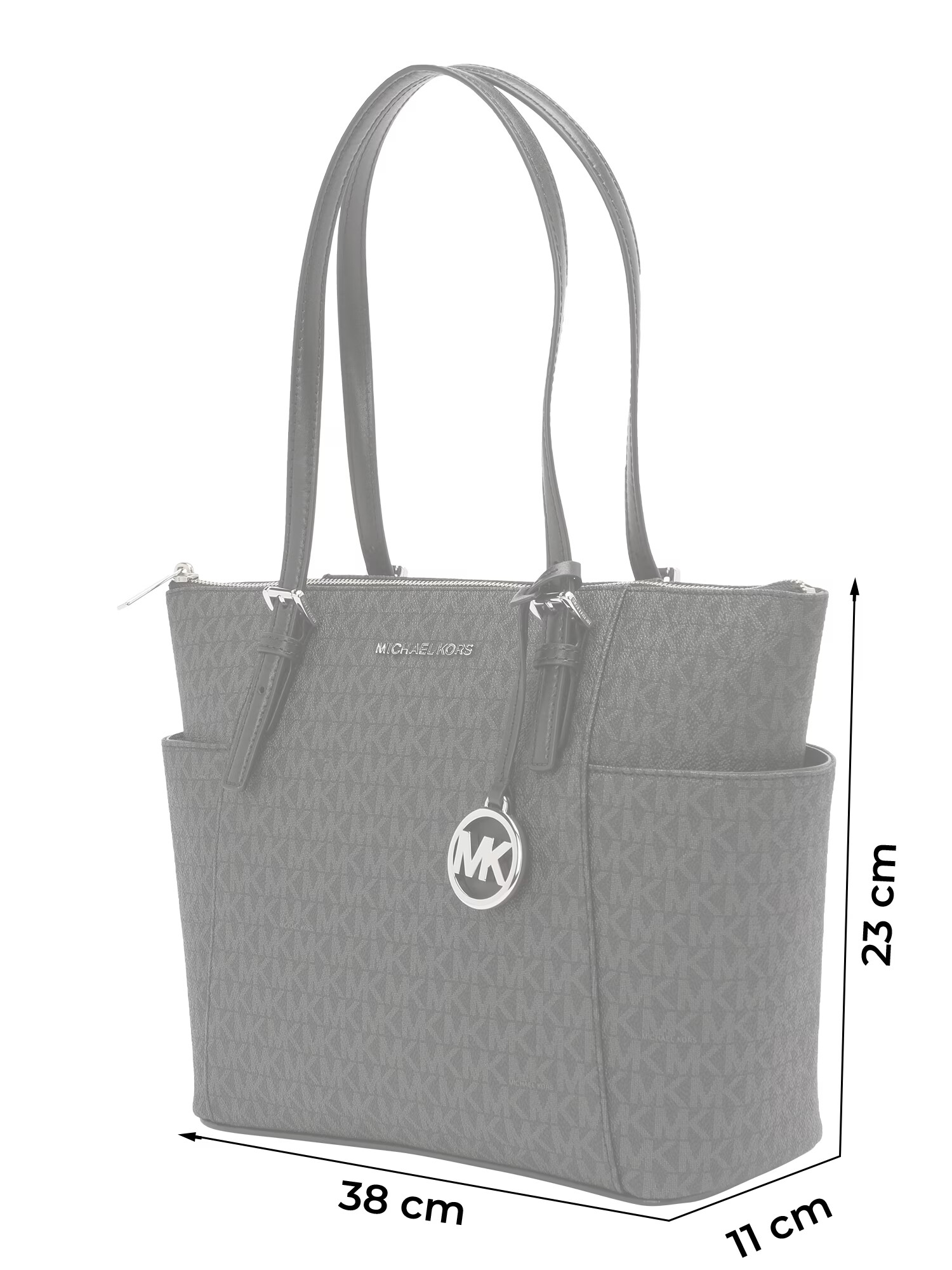 MICHAEL Michael Kors Shopper sivá / čierna - Pepit.sk