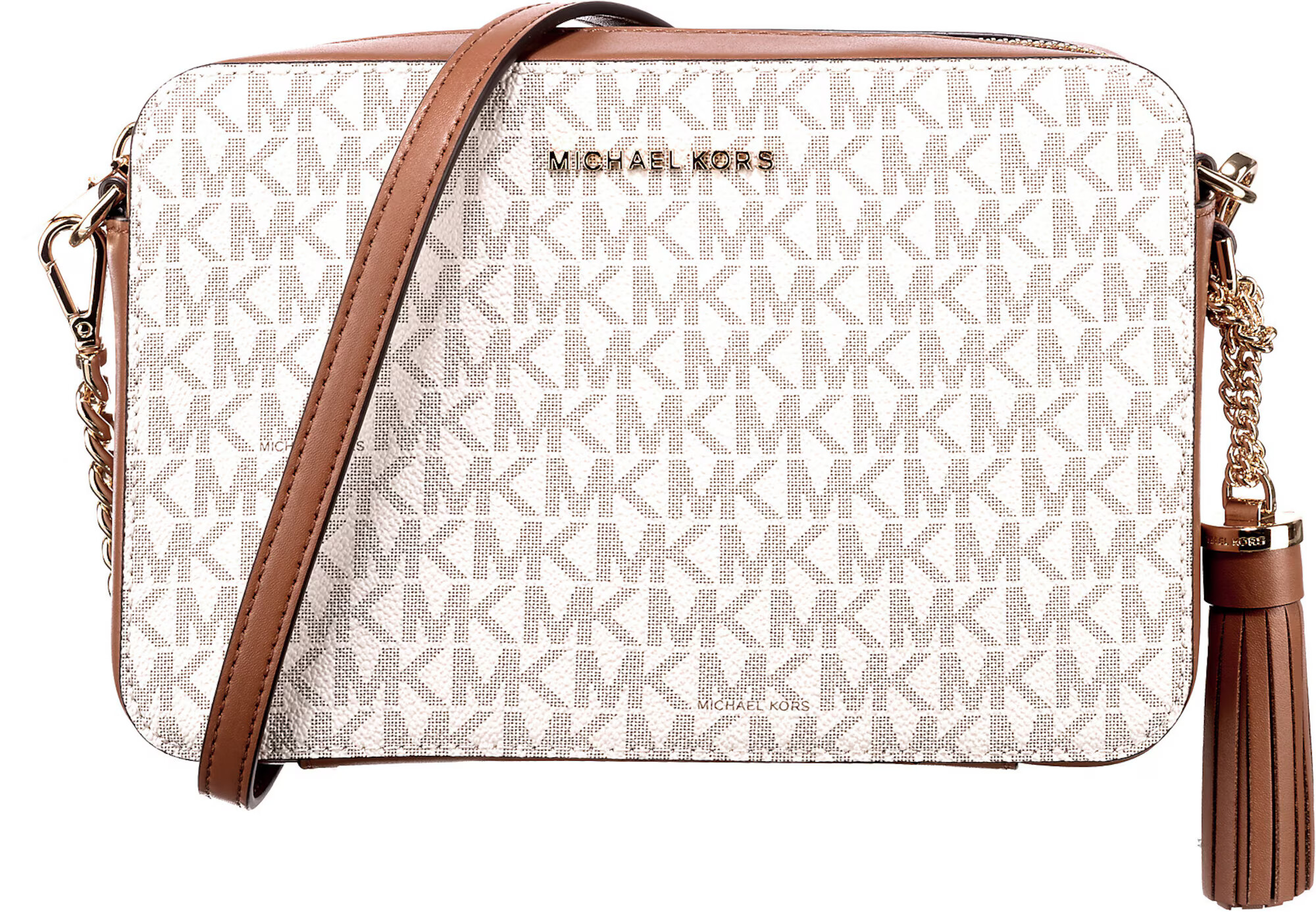 MICHAEL Michael Kors Taška cez rameno telová / tmavobéžová / karamelová - Pepit.sk