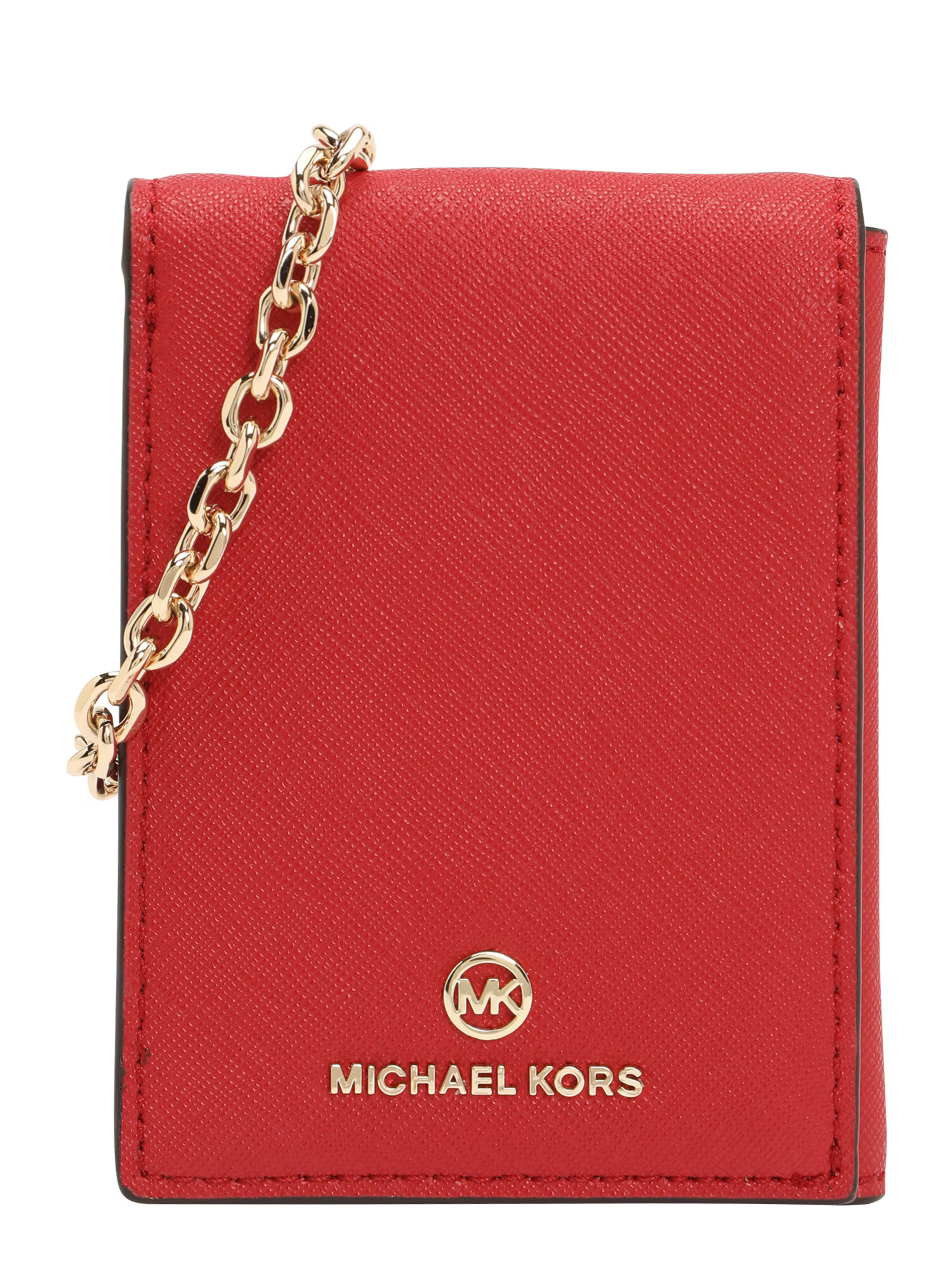 MICHAEL Michael Kors Taška cez rameno zlatá / červená - Pepit.sk