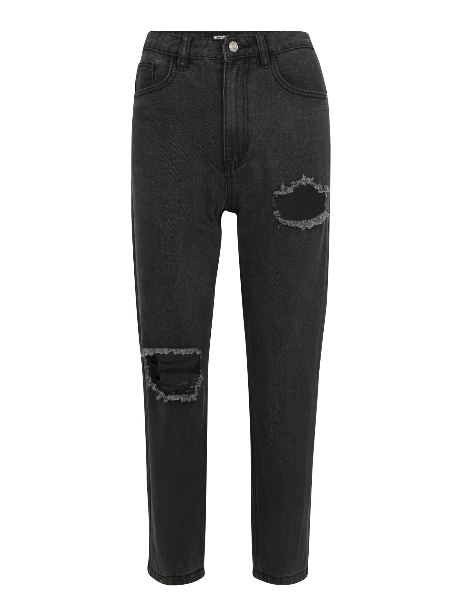 Missguided Petite Džínsy 'RIOT' čierny denim - Pepit.sk