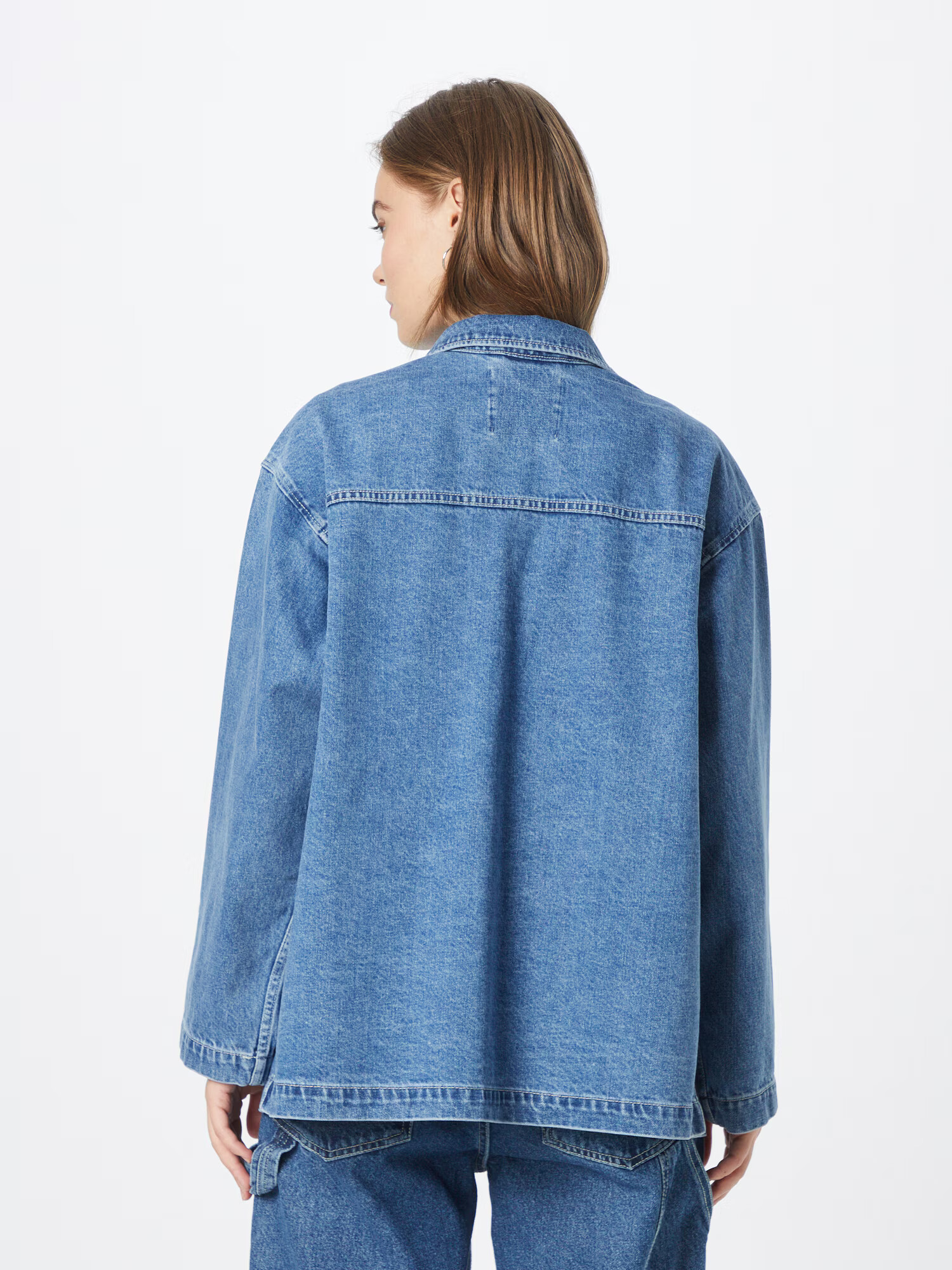 Monki Prechodná bunda modrá denim - Pepit.sk