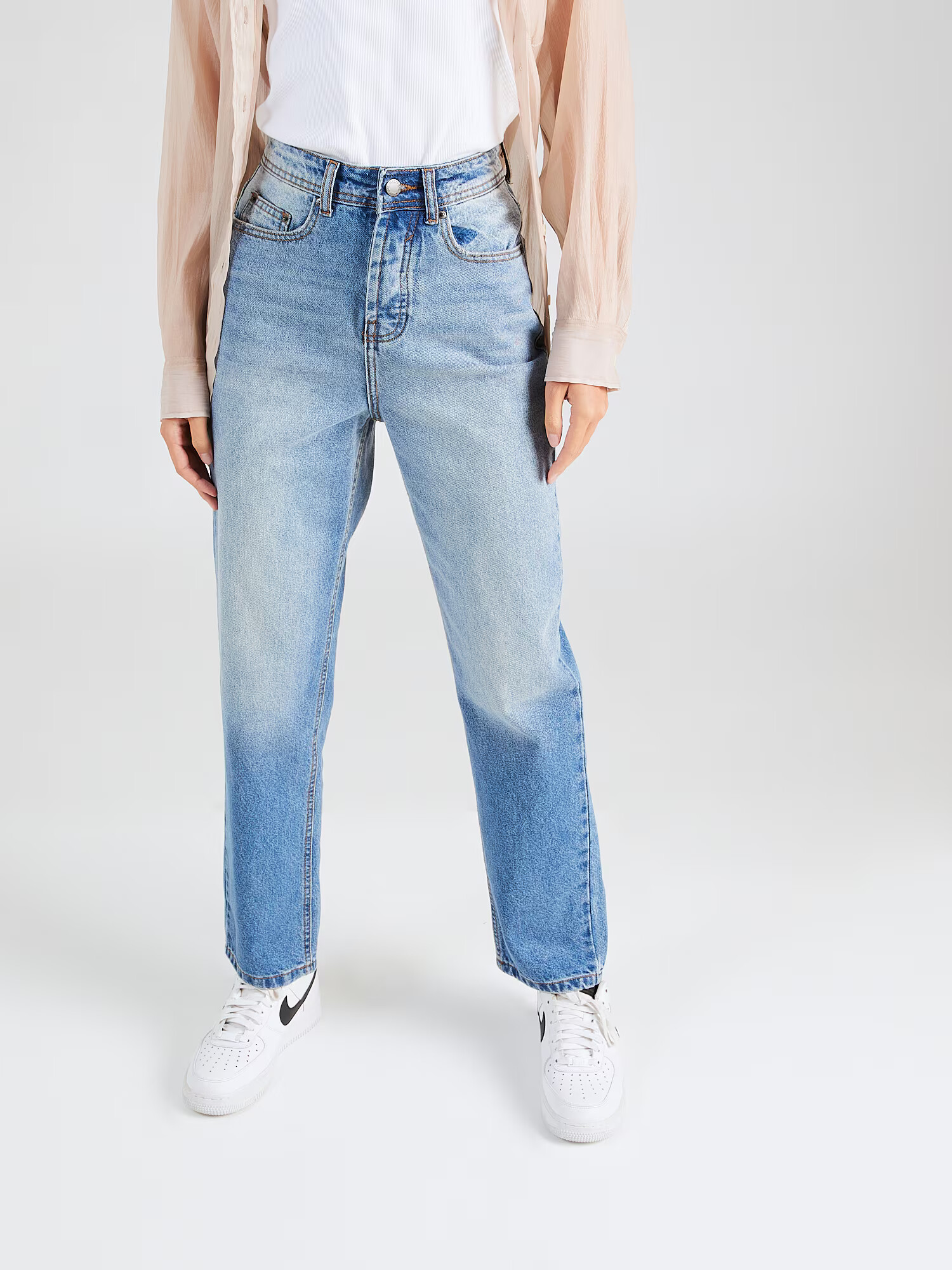 Nasty Gal Džínsy modrá denim - Pepit.sk