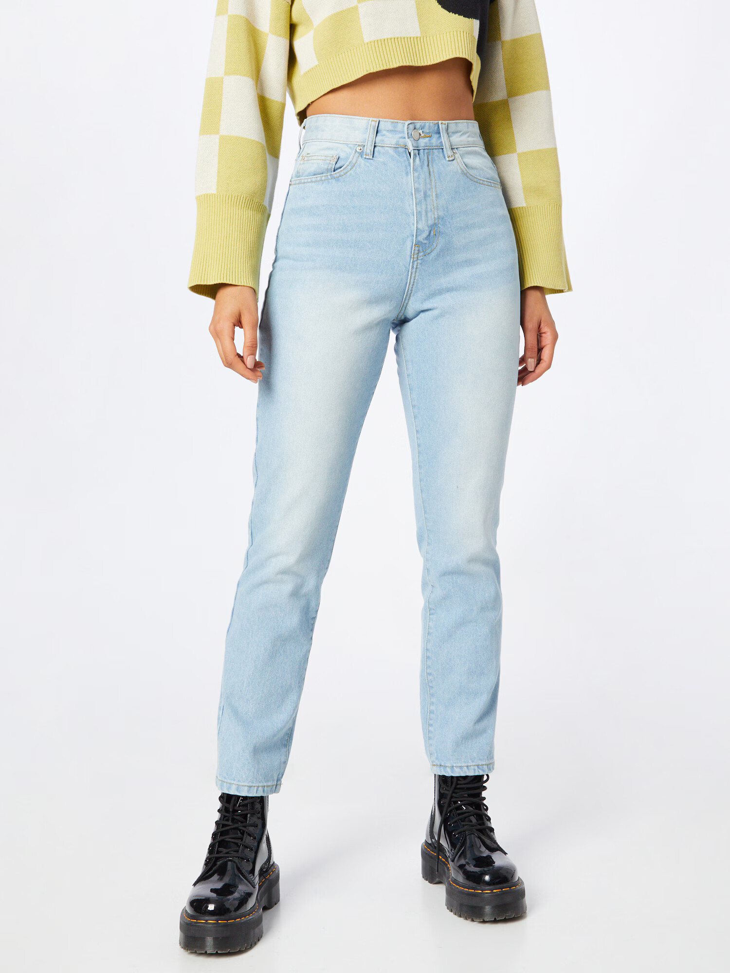 Nasty Gal Džínsy modrá denim - Pepit.sk