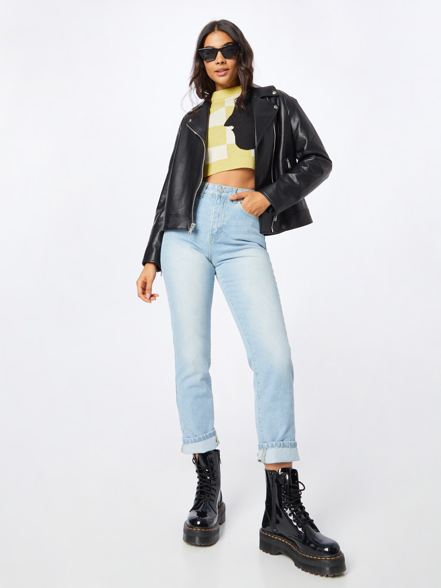 Nasty Gal Džínsy modrá denim - Pepit.sk