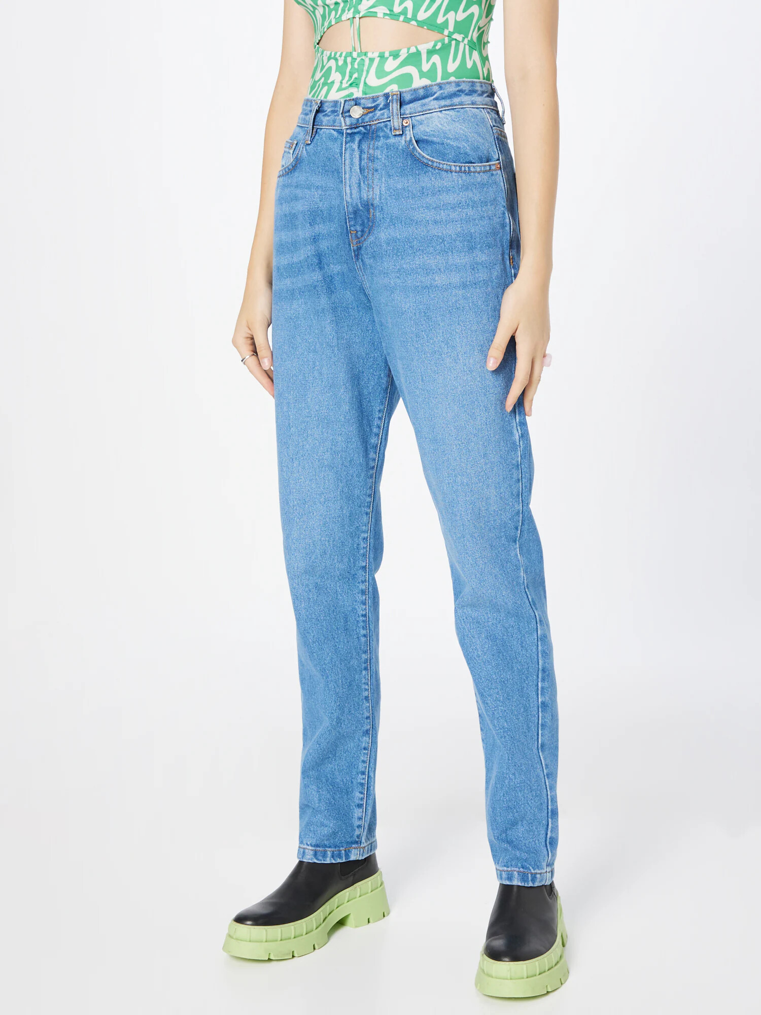 Nasty Gal Džínsy modrá denim - Pepit.sk