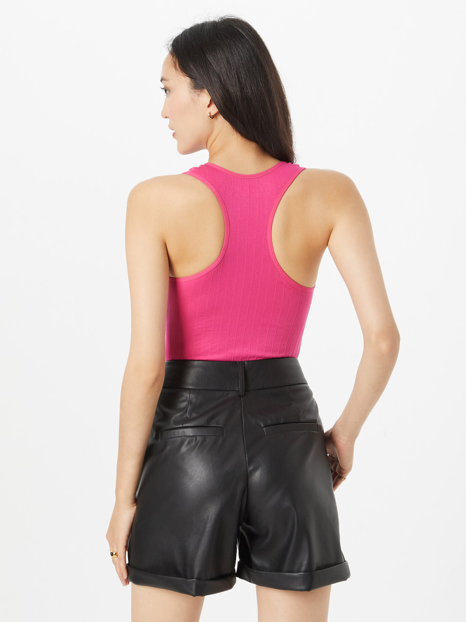 Nasty Gal Košeľové body fuksia - Pepit.sk