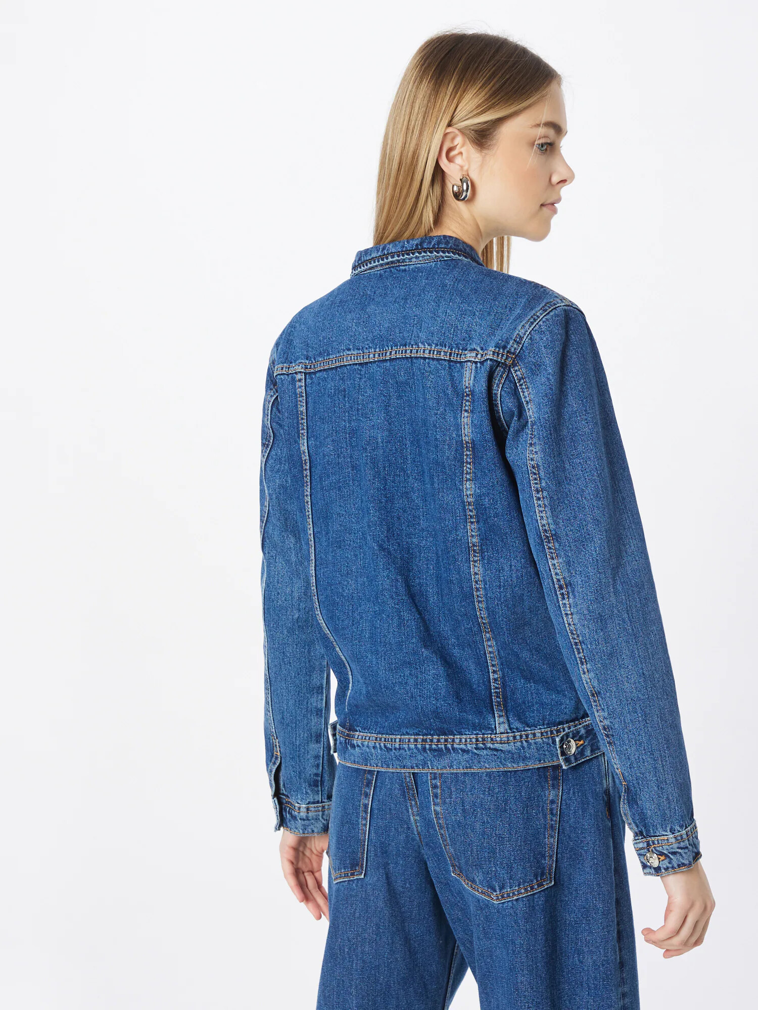 Nasty Gal Prechodná bunda modrá denim - Pepit.sk