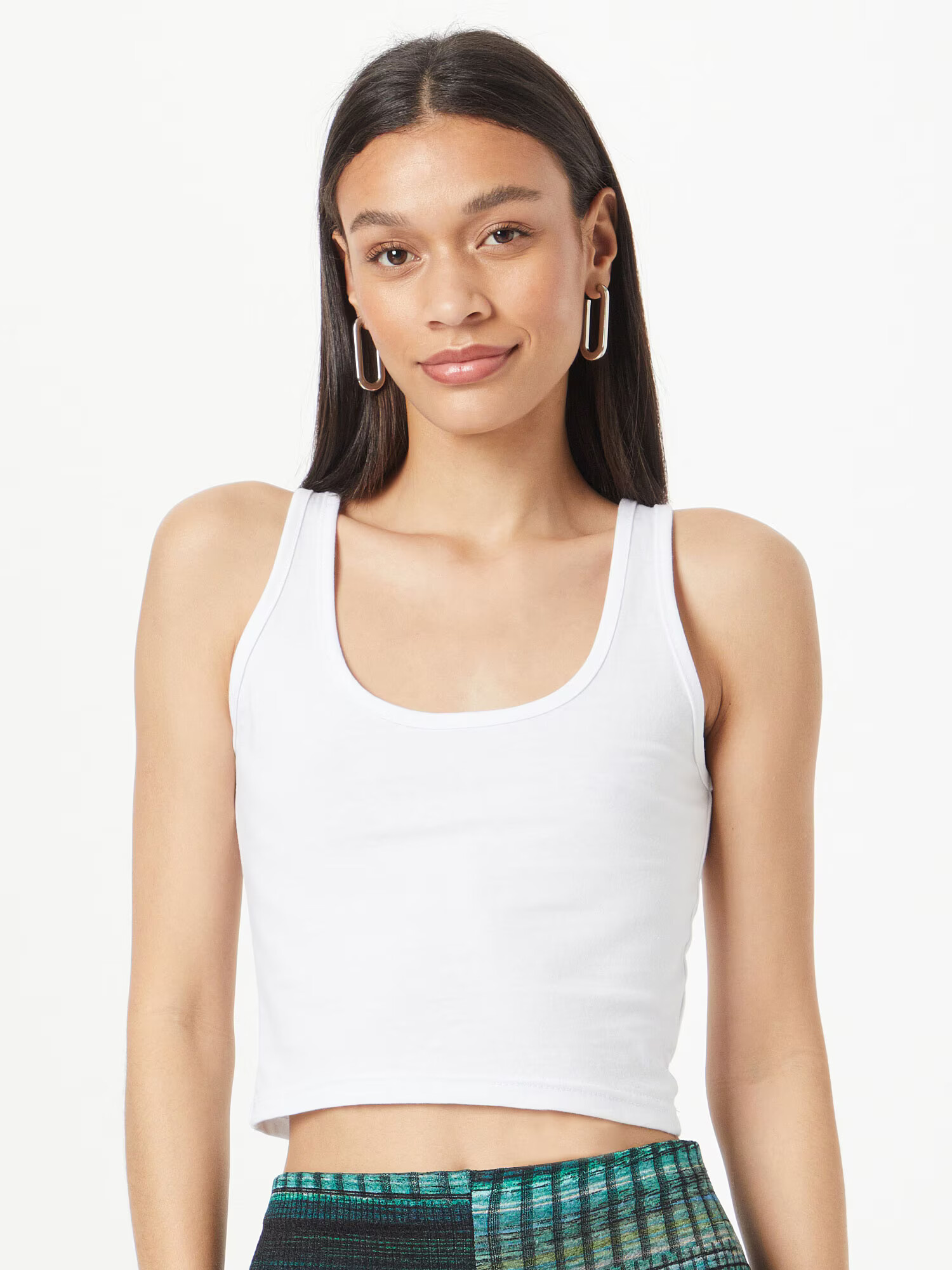 Nasty Gal Top biela - Pepit.sk