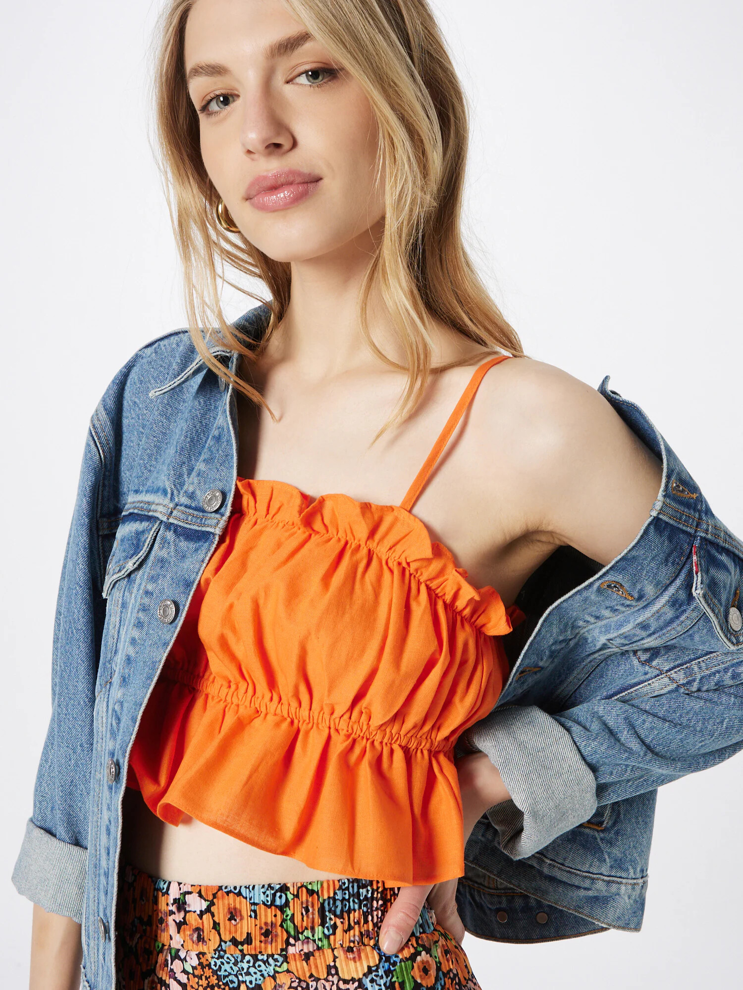 Nasty Gal Top 'Cami' oranžová - Pepit.sk