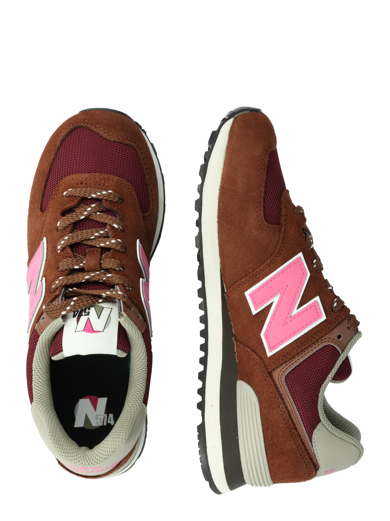 new balance Nízke tenisky '574' hrdzavohnedá / ružová - Pepit.sk