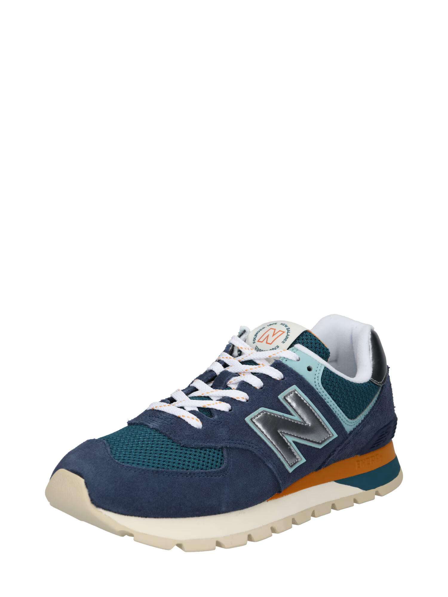 new balance Nízke tenisky '574' námornícka modrá / svetlomodrá / petrolejová / strieborná - Pepit.sk