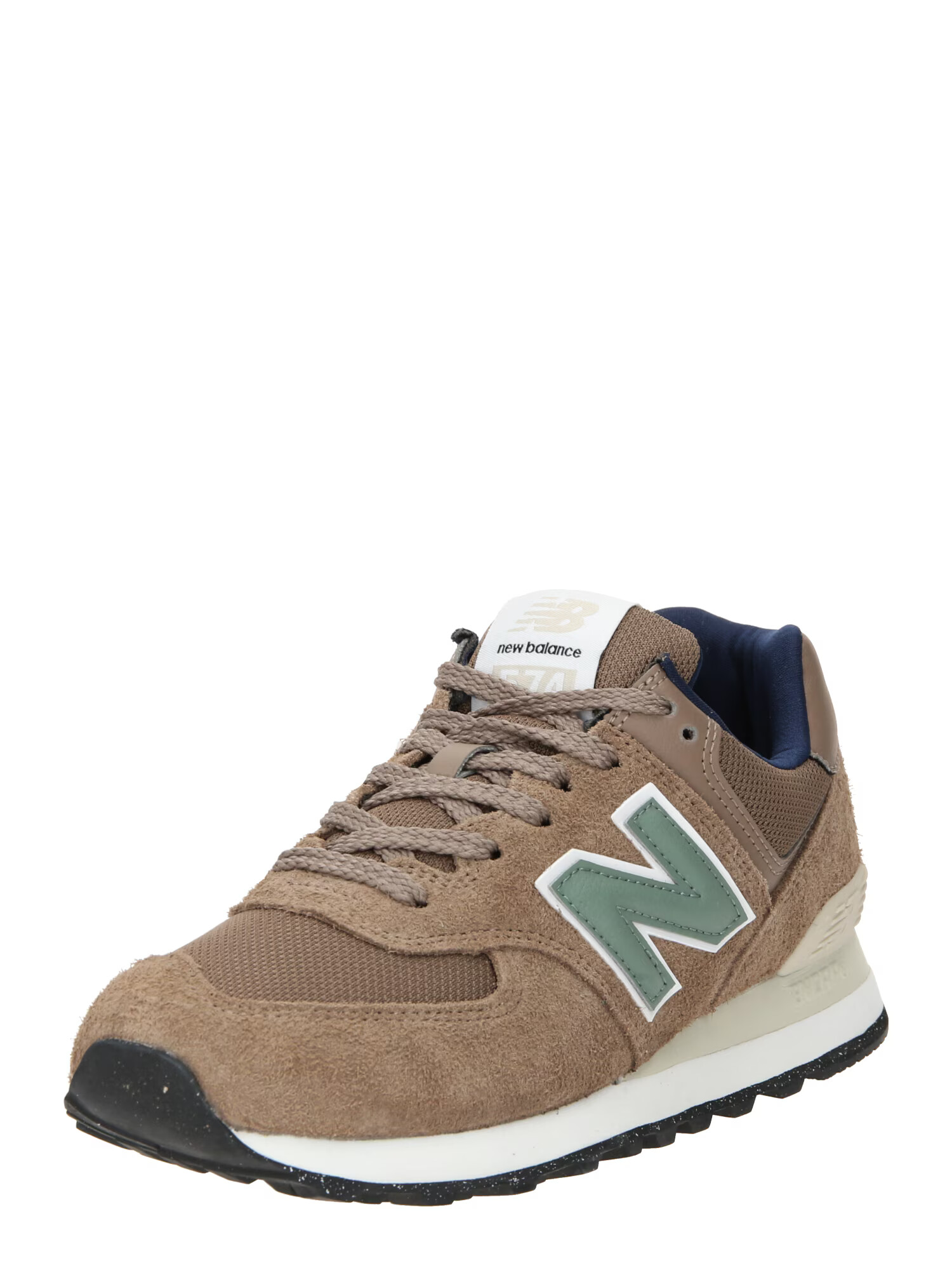 new balance Nízke tenisky '574' svetlohnedá / pastelovo zelená / biela - Pepit.sk