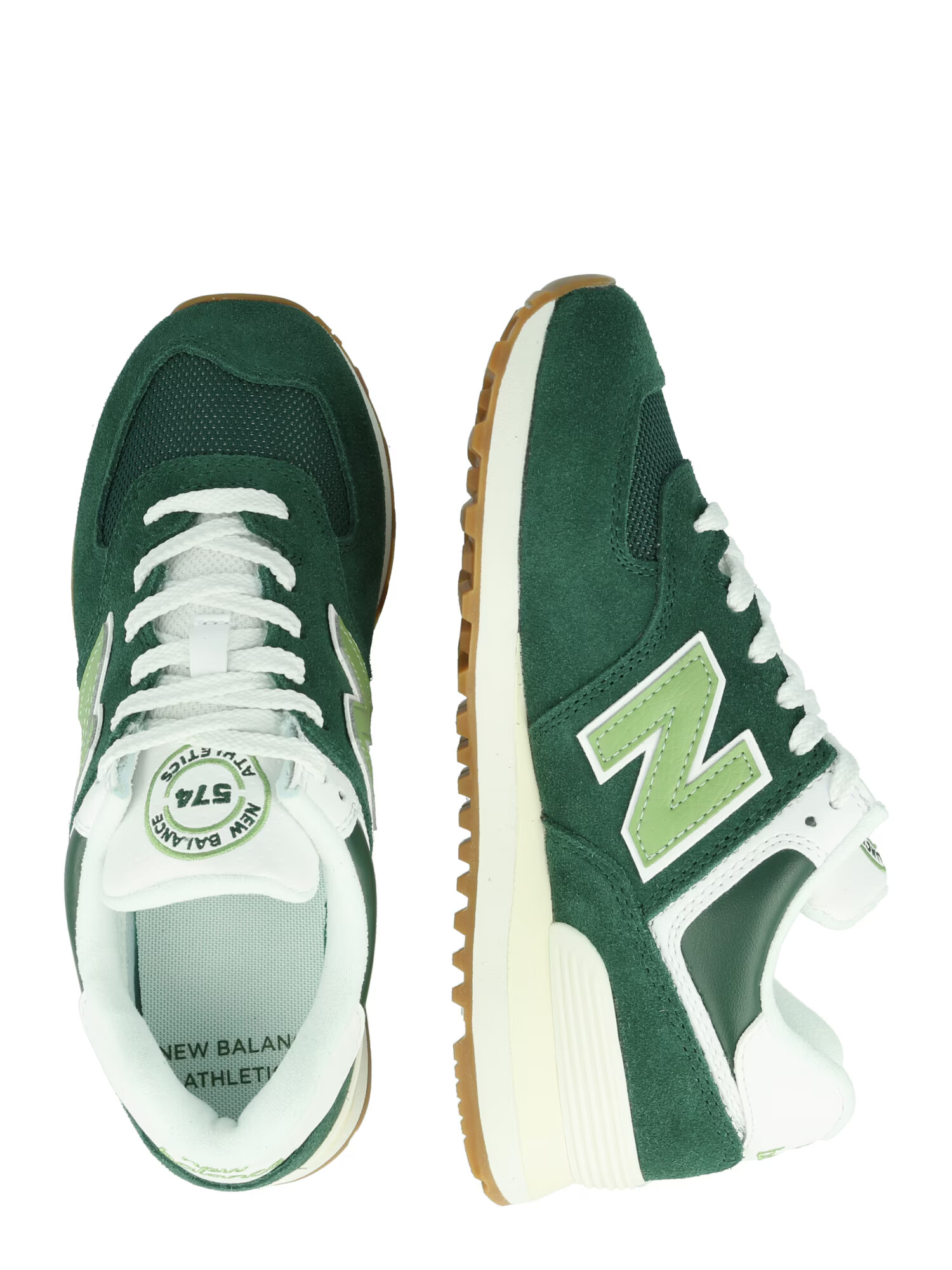 new balance Nízke tenisky '574' zelená / svetlozelená / biela - Pepit.sk