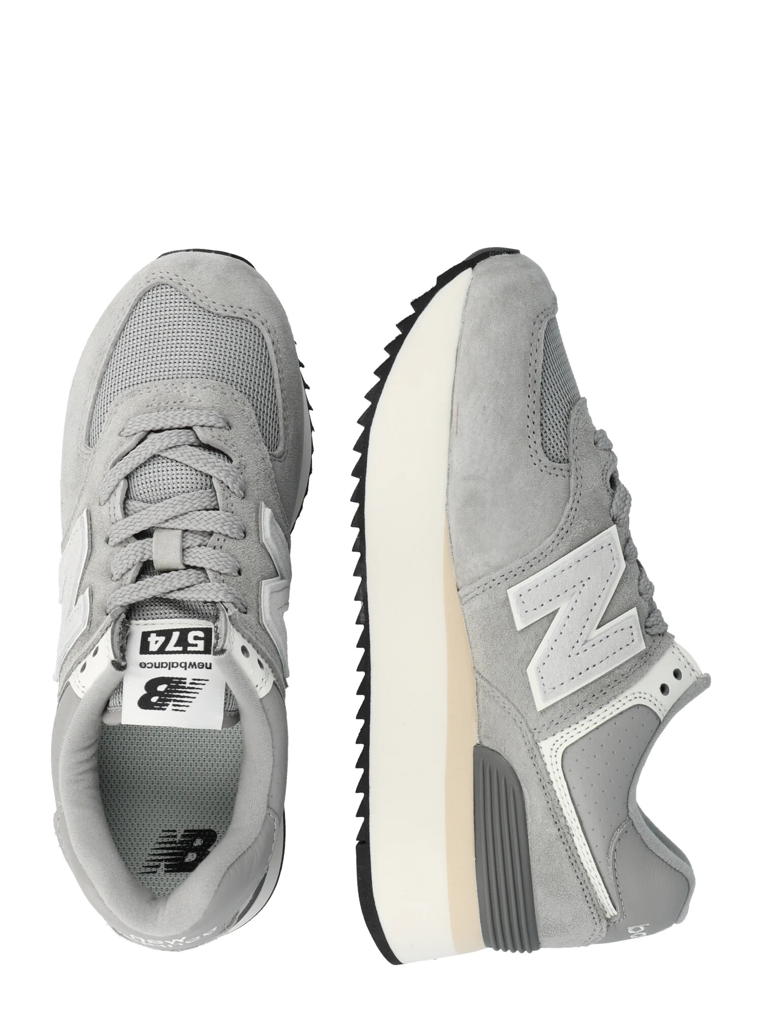 new balance Nízke tenisky béžová / sivá / čierna / biela - Pepit.sk