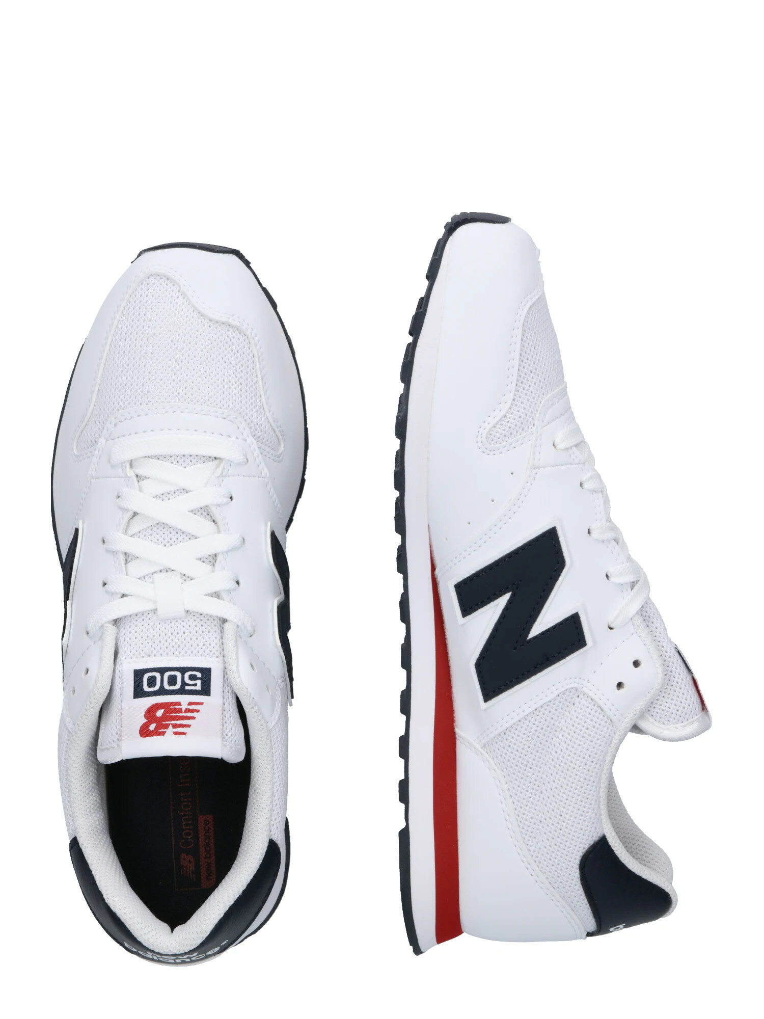 new balance Nízke tenisky '500' červená / čierna / biela - Pepit.sk