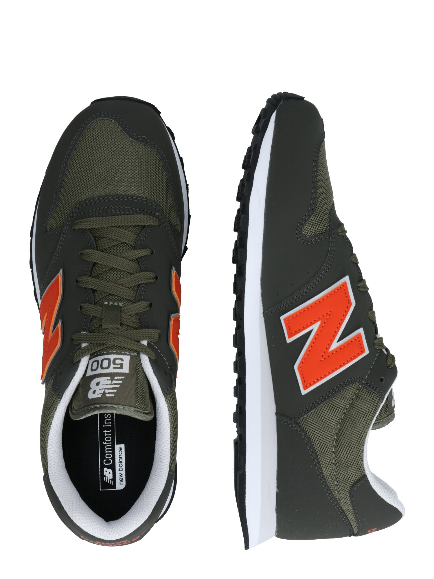 new balance Nízke tenisky kaki / oranžovo červená - Pepit.sk