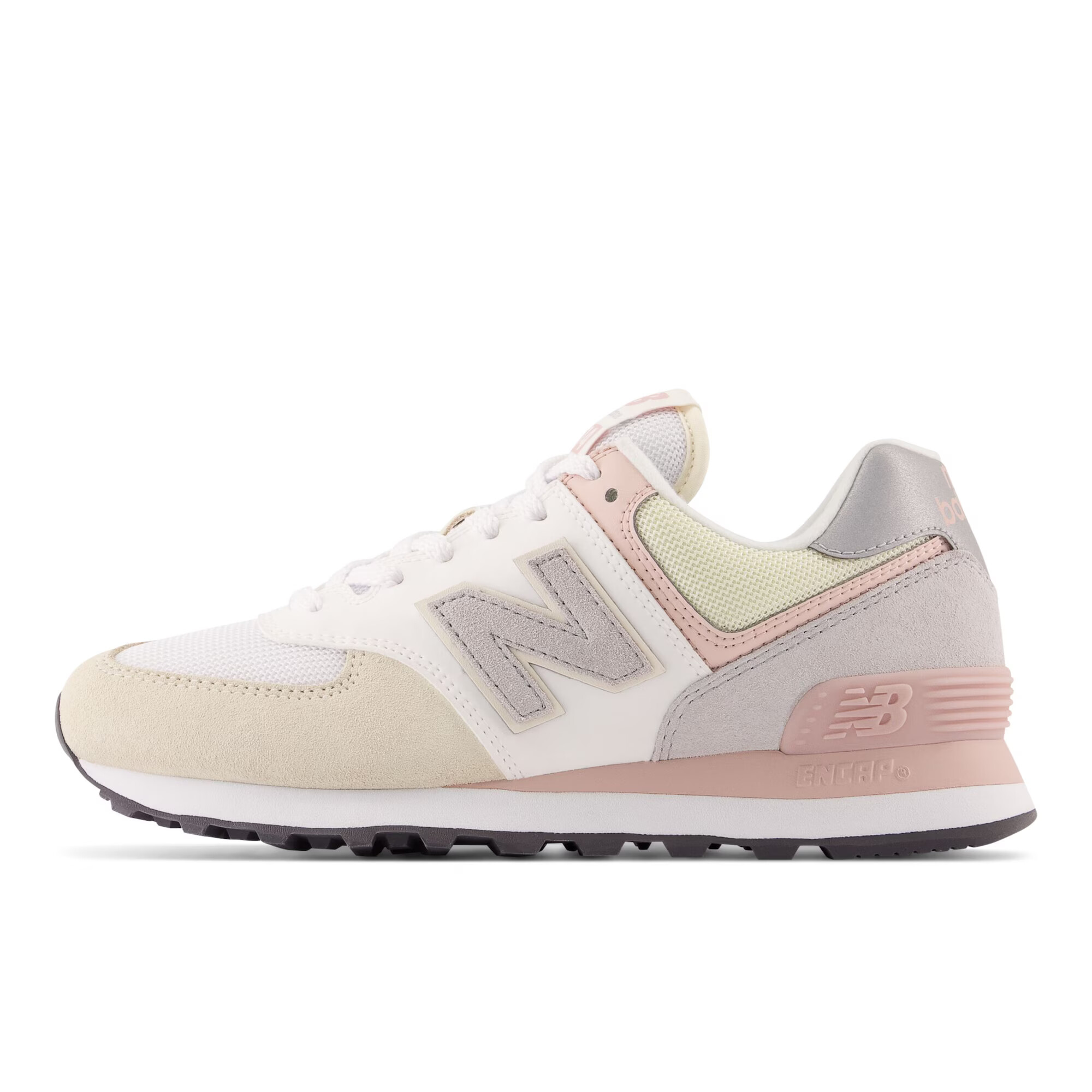 new balance Nízke tenisky piesková / striebornosivá / pastelovo ružová / biela - Pepit.sk