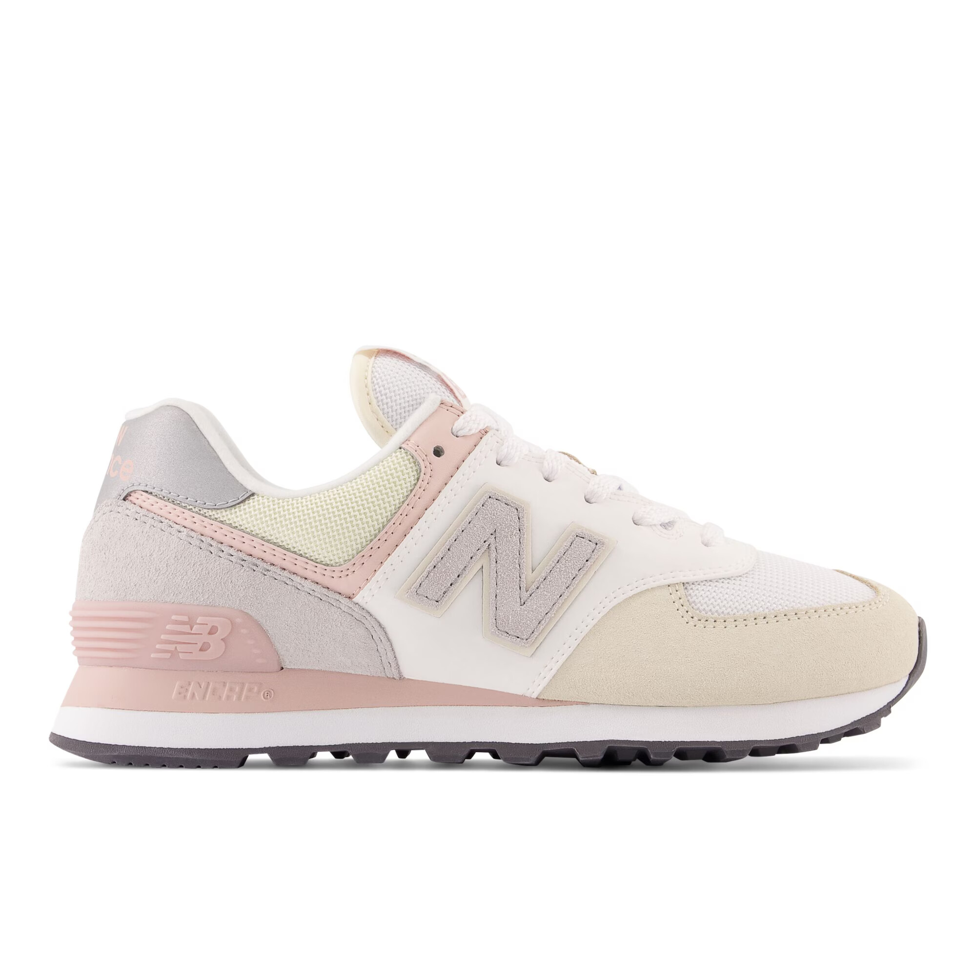 new balance Nízke tenisky piesková / striebornosivá / pastelovo ružová / biela - Pepit.sk